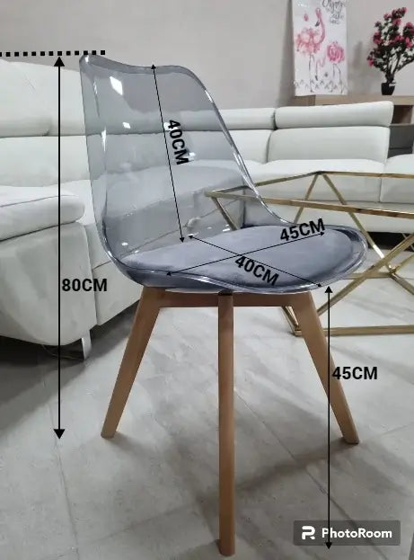 Стол Верона капучино кристал/седалка кадифе