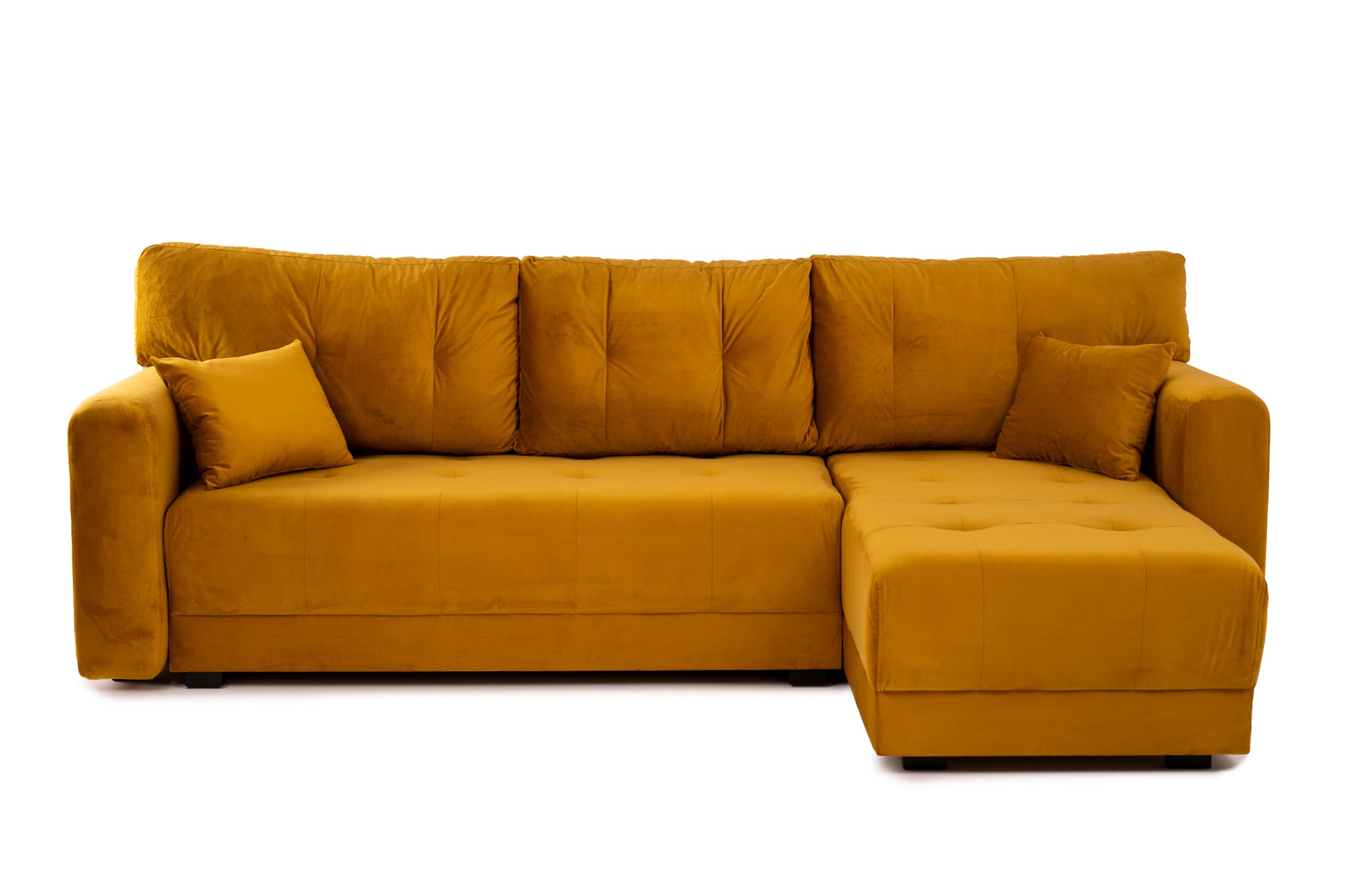 Разтегателен диван Oscar – жълт 245/85/70см