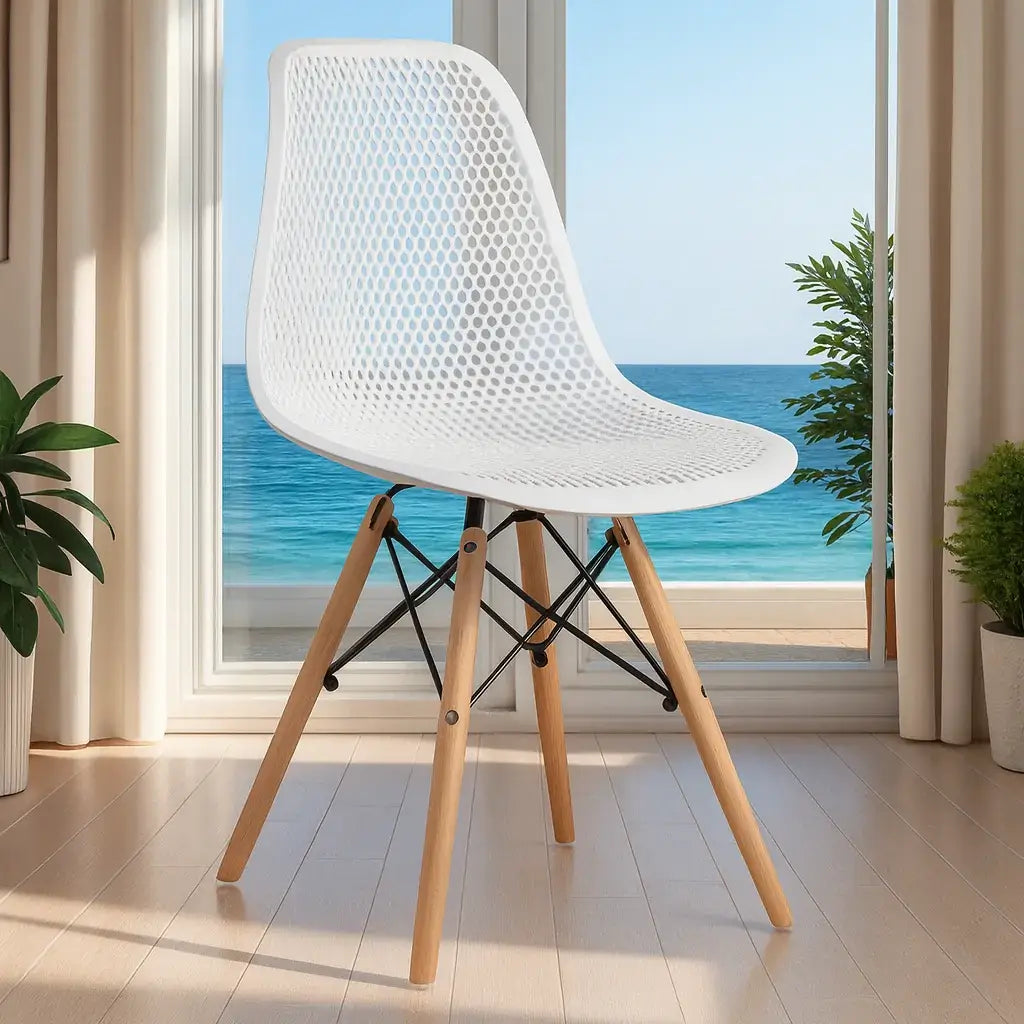 Трапезен стол Лариса бял