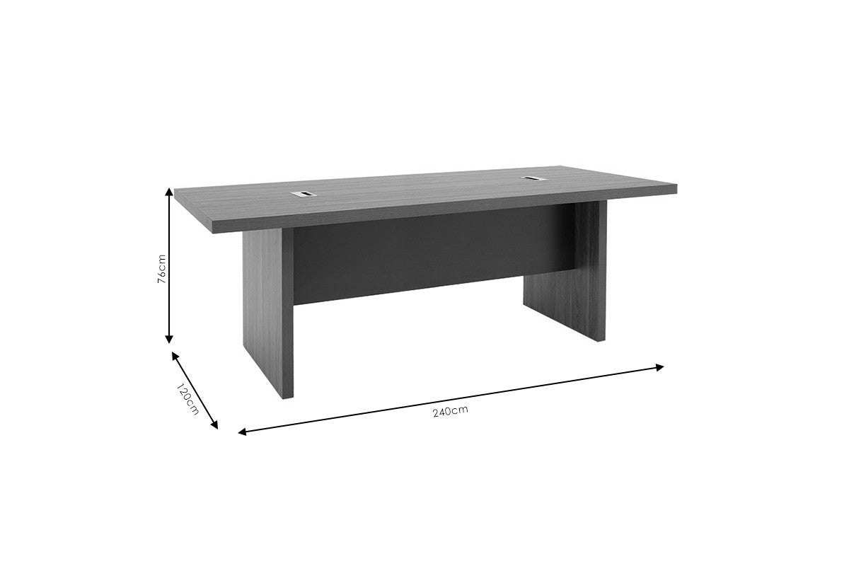 Конферентна маса Oscar , орех-антрацит, 240x120x76 см