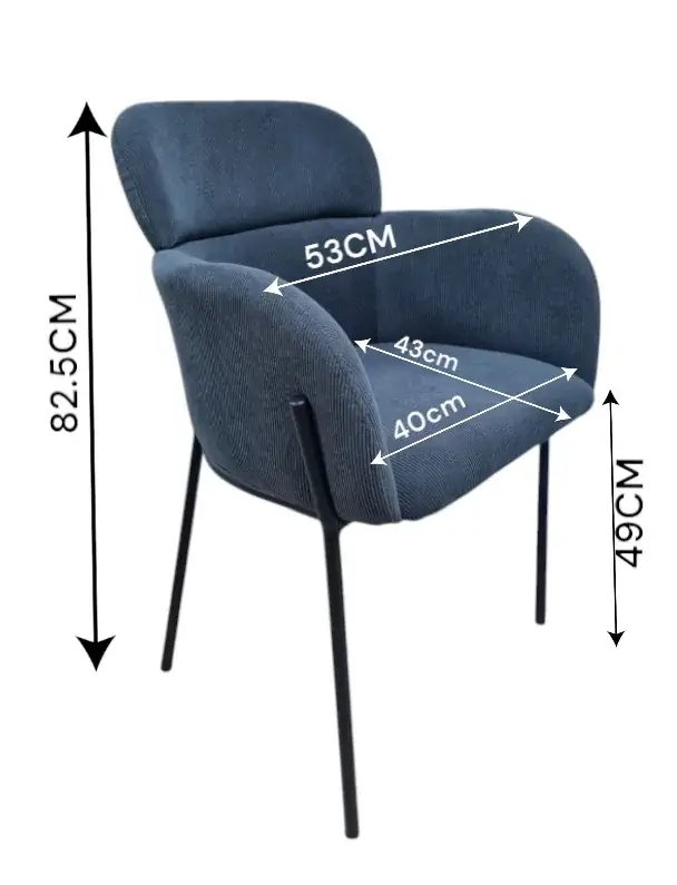 Трапезен стол Изабел сива дамаска