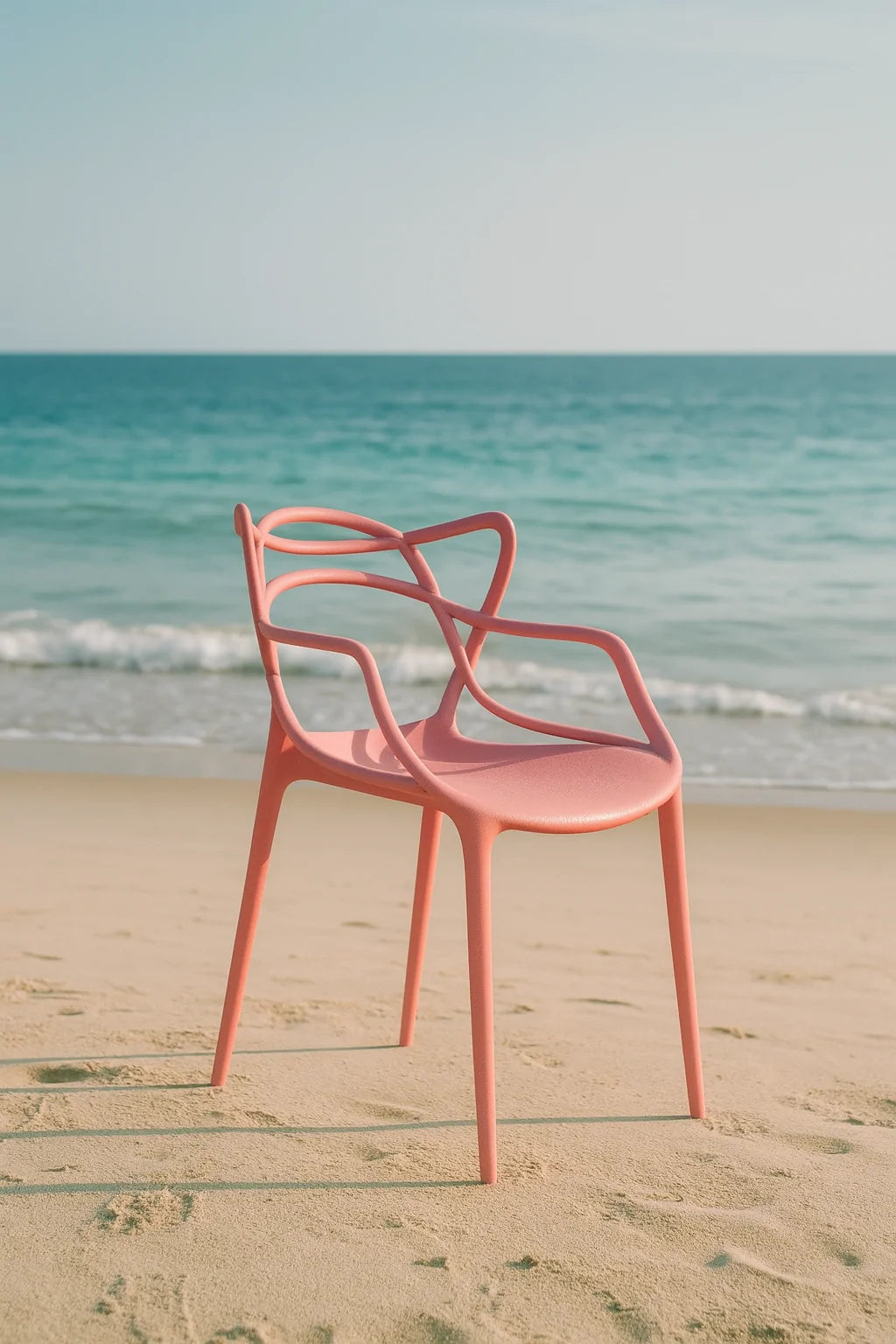 Трапезен стол Виена 15 цвята -полипропилен розов