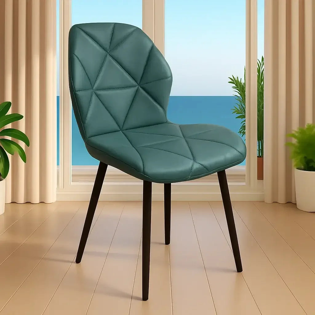 Трапезен стол Мелина PU сив