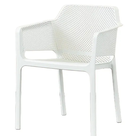 Градинско кресло Сара бял полипропилен