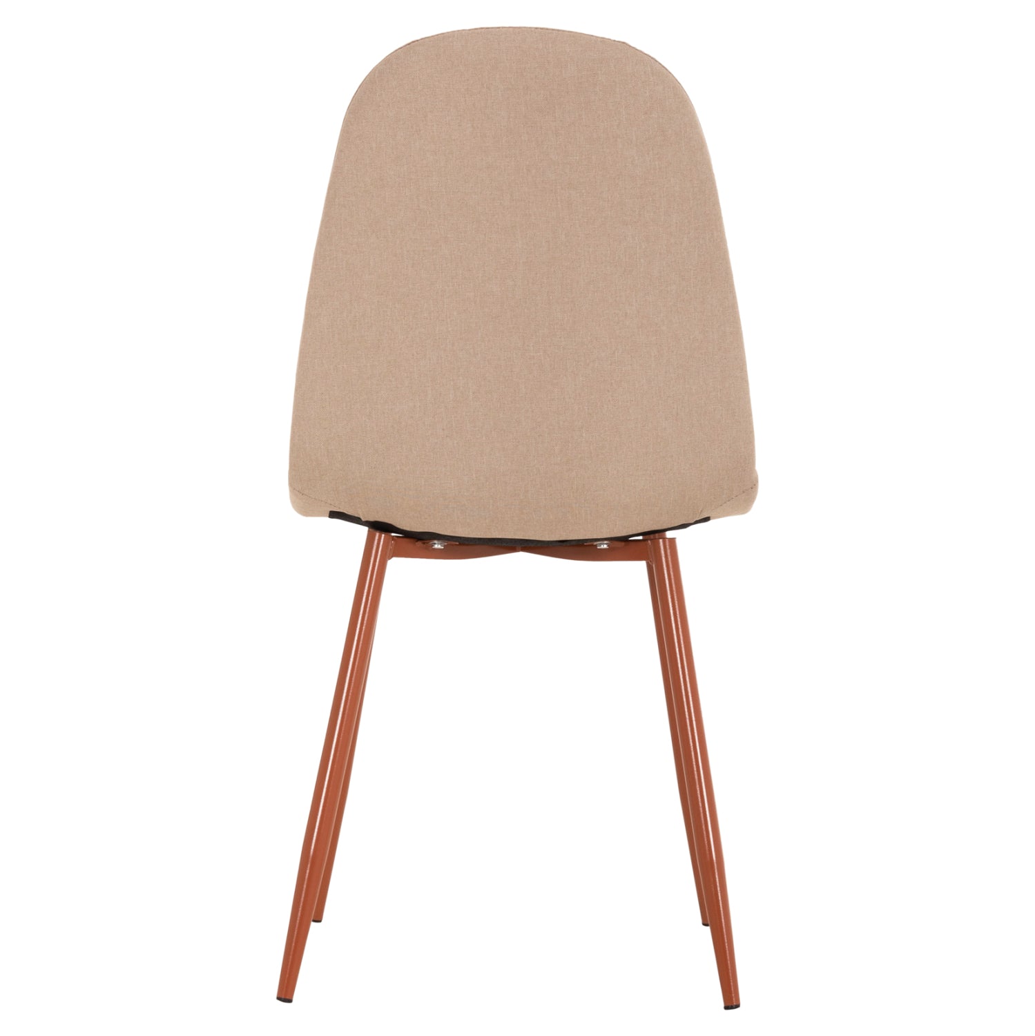 Стол Леонардо цвят бежов плат /метални крака 45x52x85