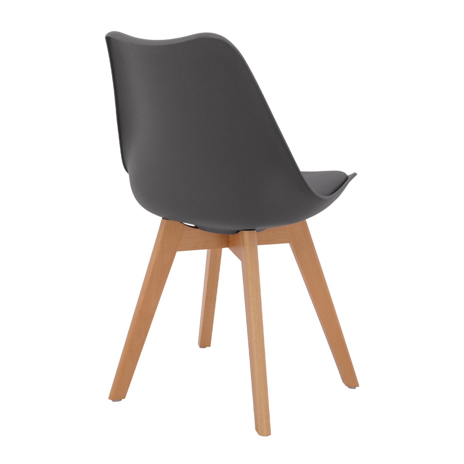 Стол Верона цвят натурал-тъмно сив