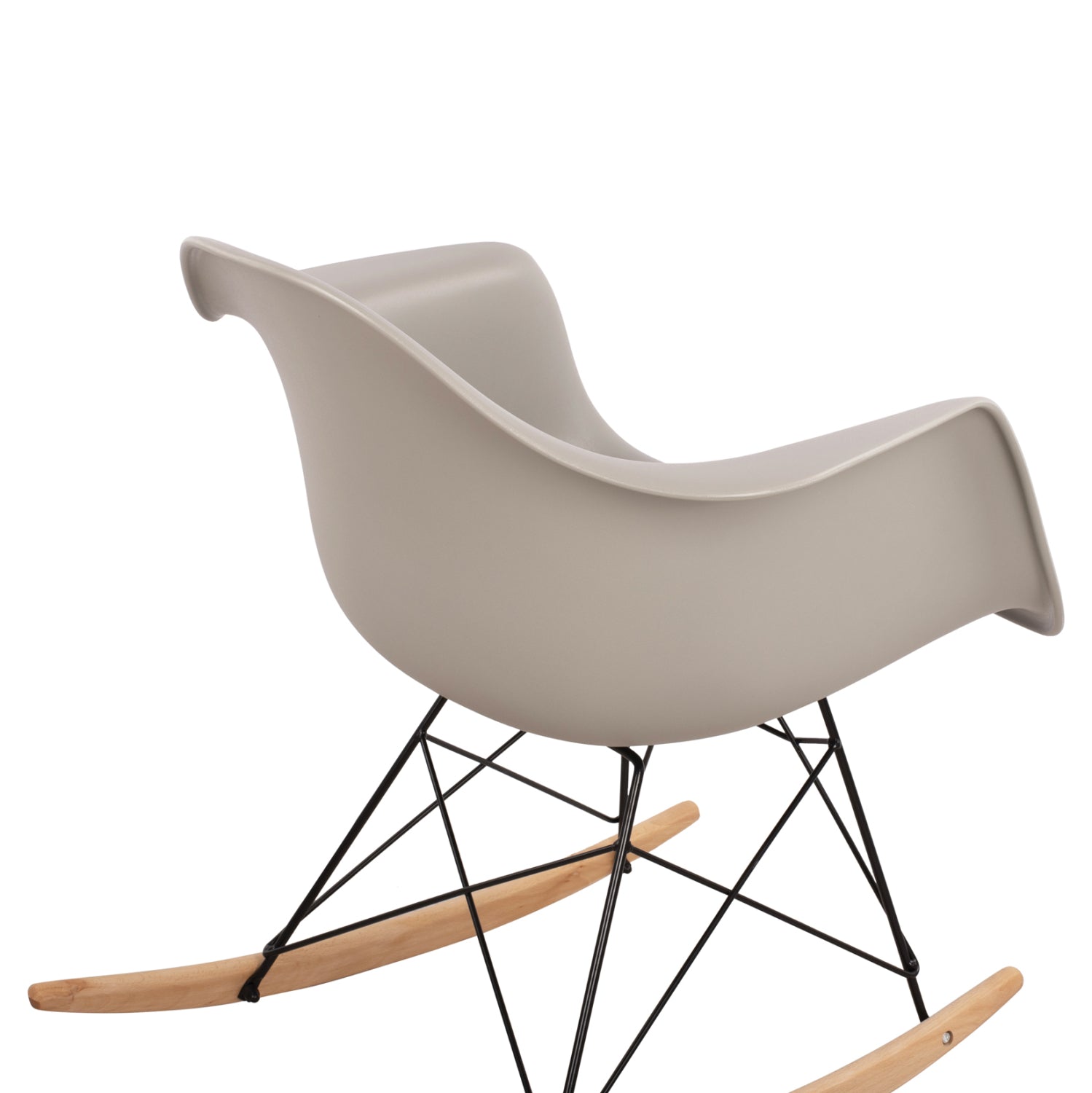 Кресло Тея люлка сив цвят