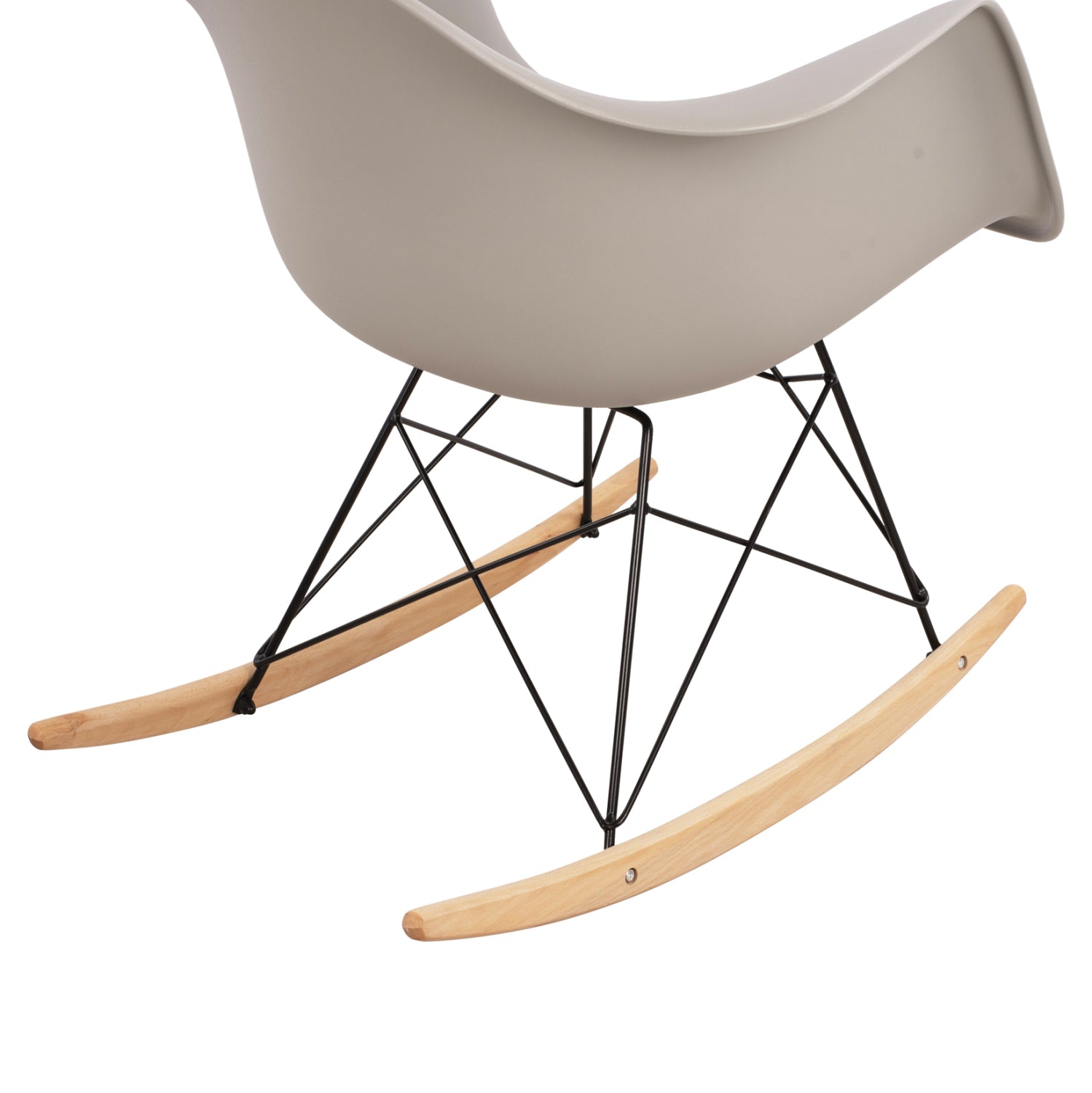 Кресло Тея люлка сив цвят