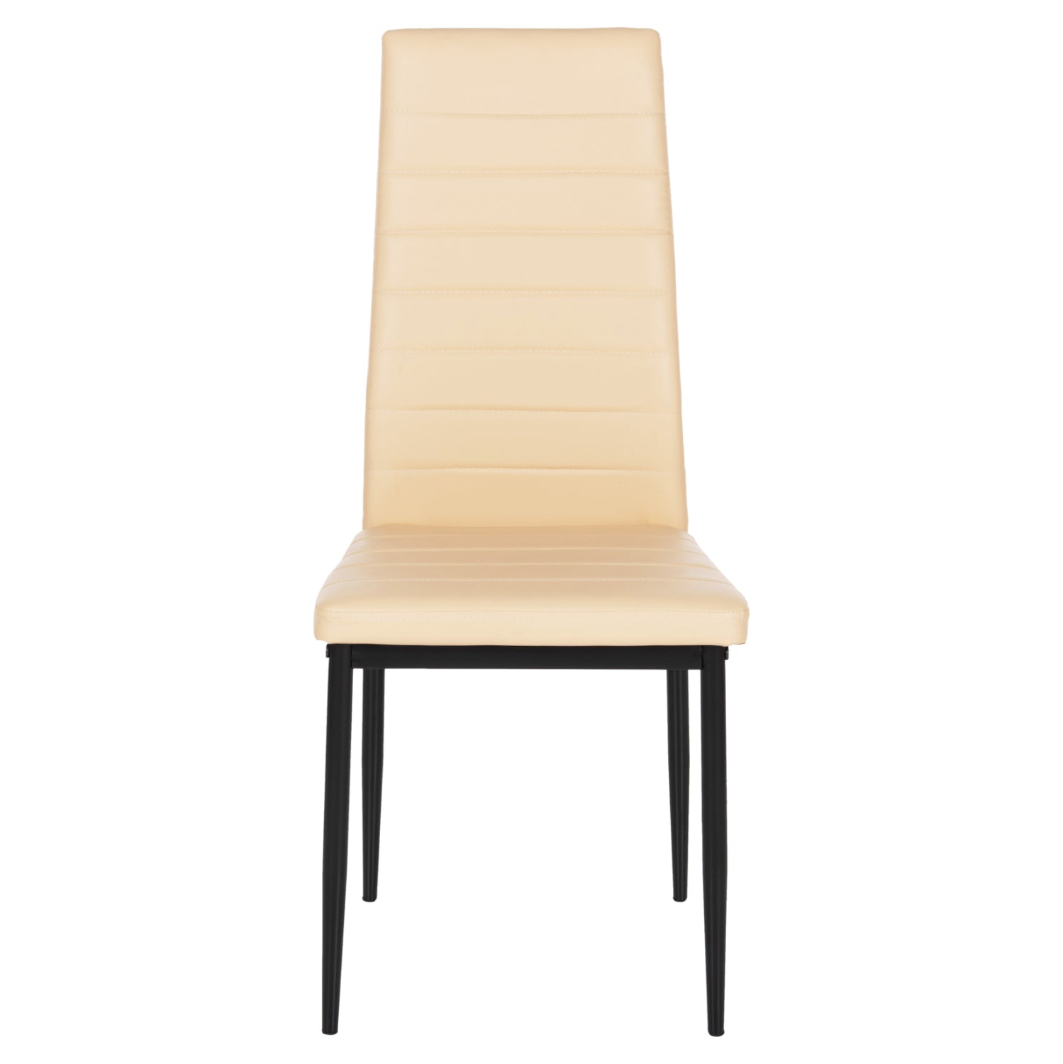 Стол Лейди еко кожа цвят капучино