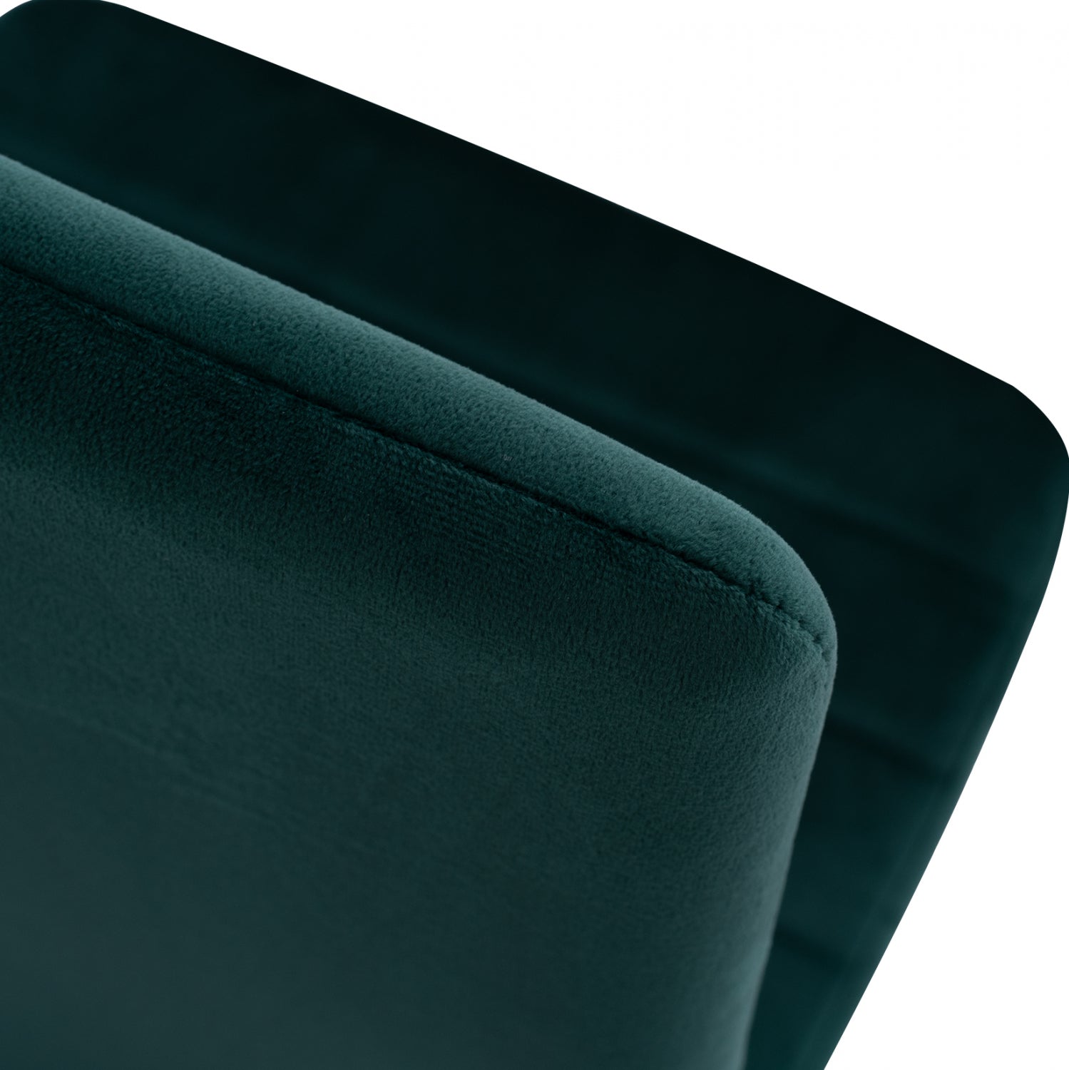 Стол Лейди кадифе зелен цвят