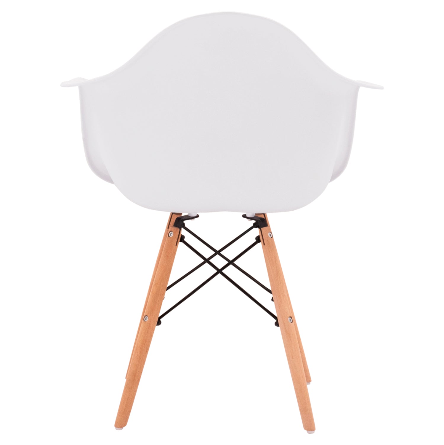 Кресло Тея полипропилен - бял цвят