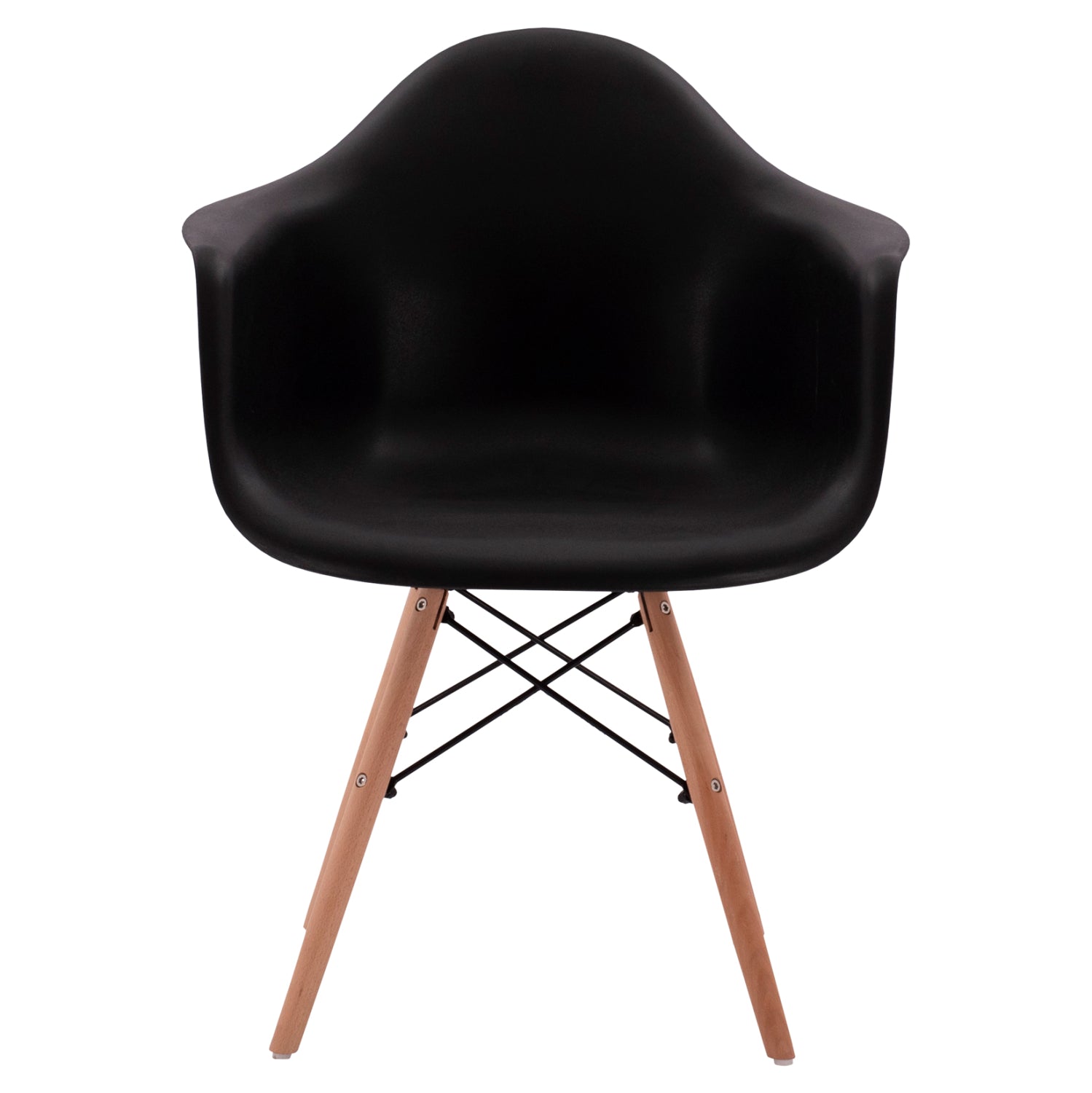 Кресло Тея полипропилен - черен цвят