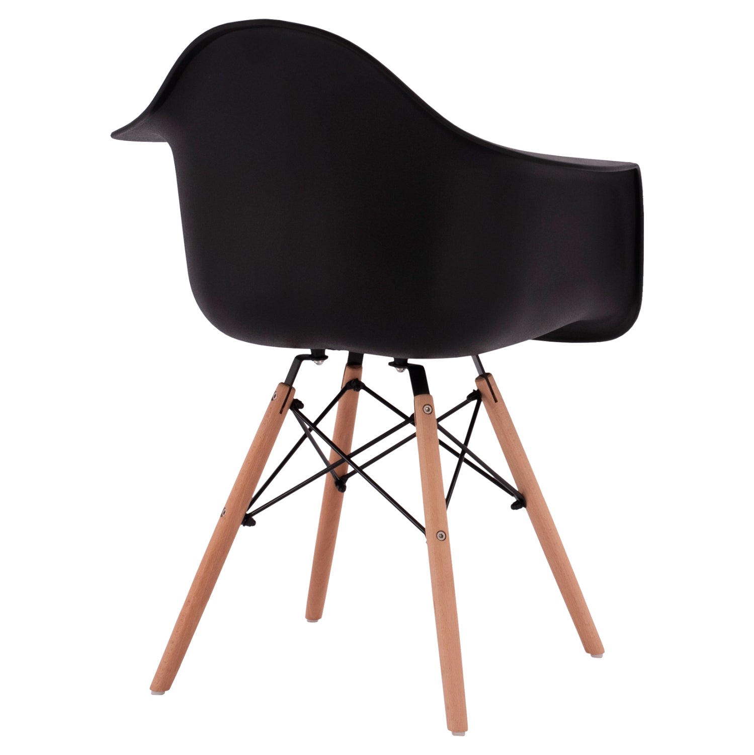 Кресло Тея полипропилен - черен цвят