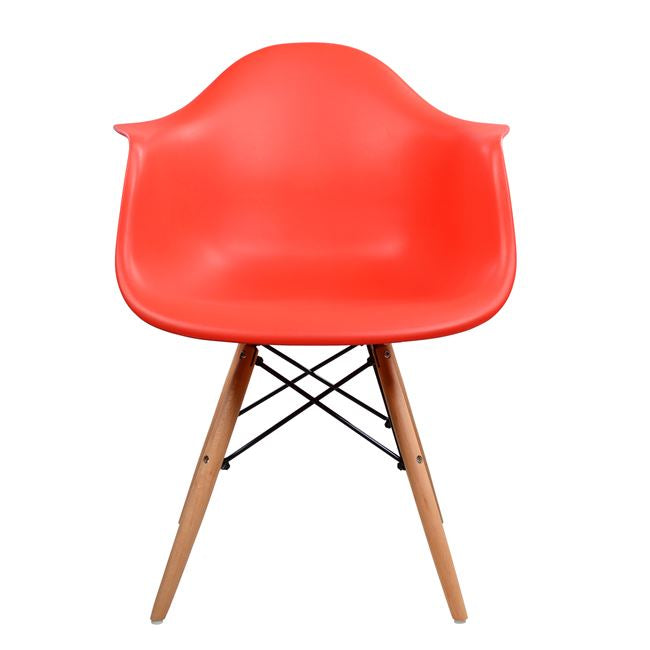 Кресло Тея полипропилен - червен цвят