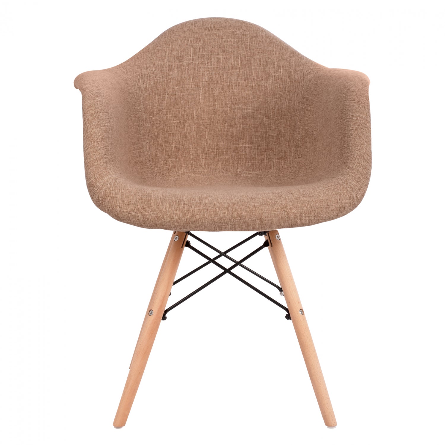 Кресло Тея дамаска бежов цвят