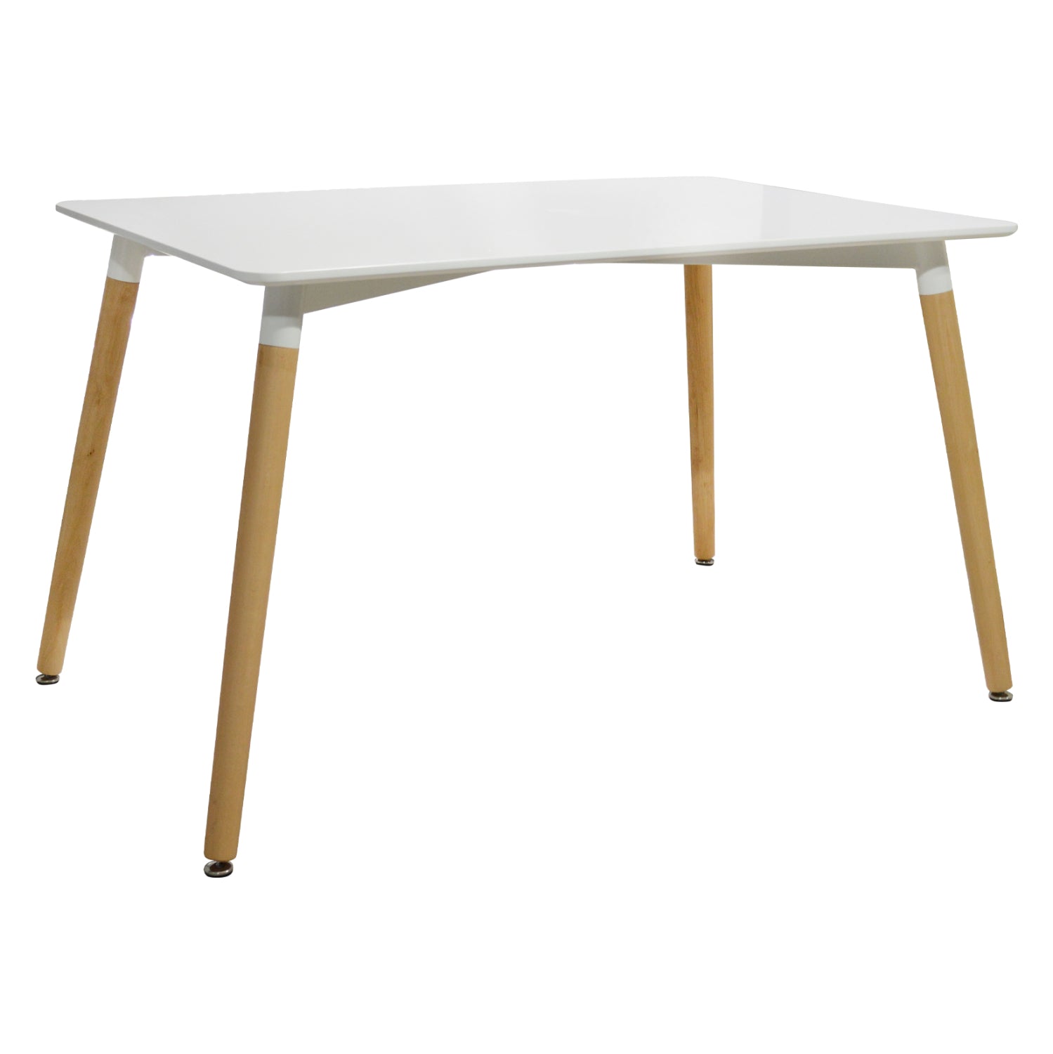 Трапезна маса Тони - МДФ ,букови крака-120Χ80X73см