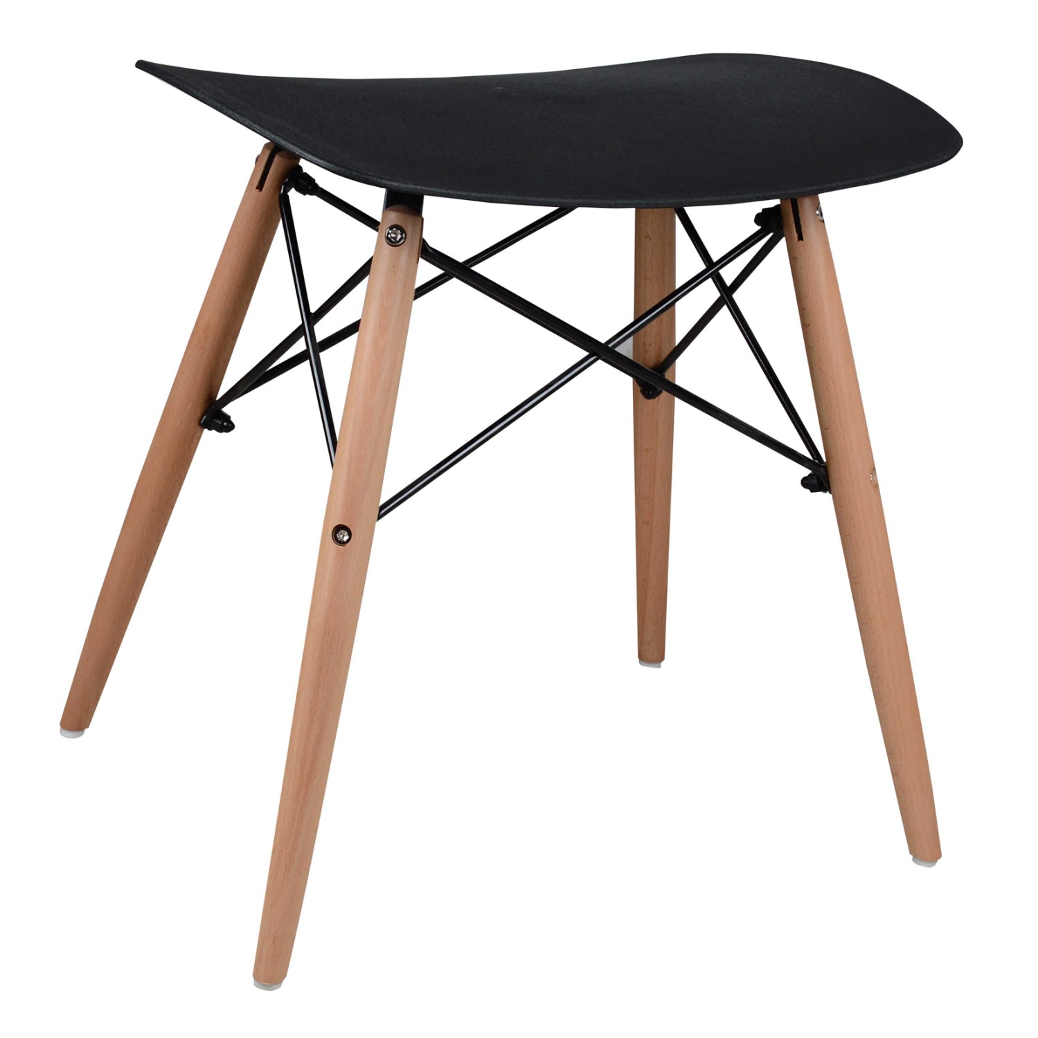 Табуретка Тония черен цвят 46,5x35x47