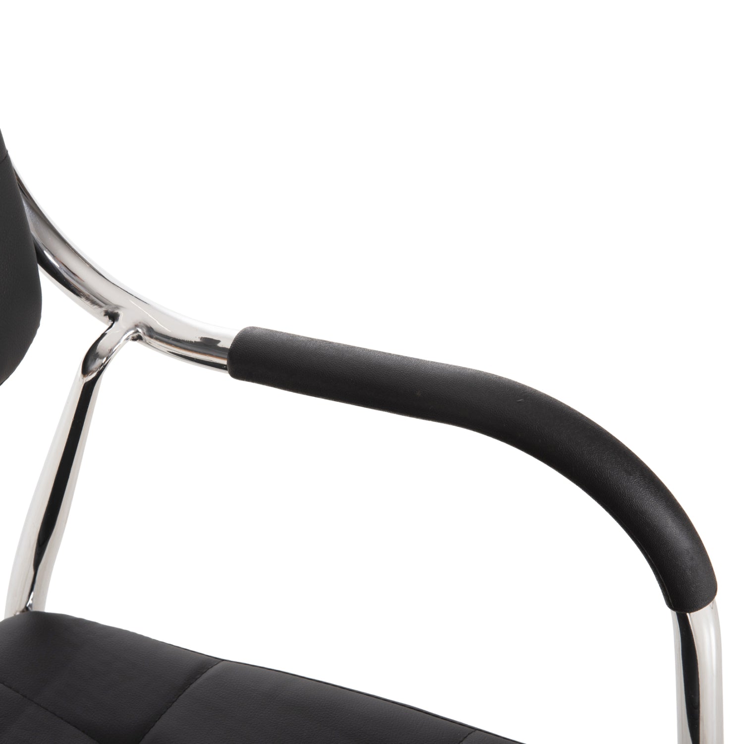 Посетителски стол оберон КГ1018.01 черен цвят