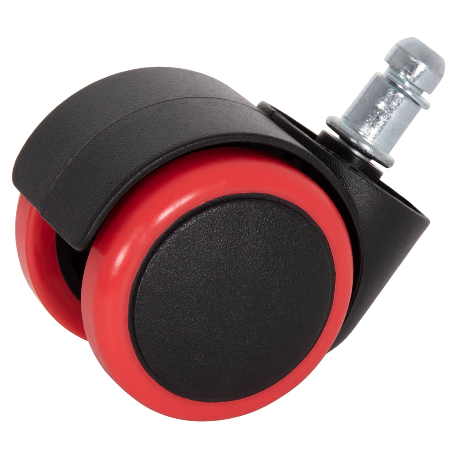 Резервен комплект колела за офис столове КГ1203--черно-червено