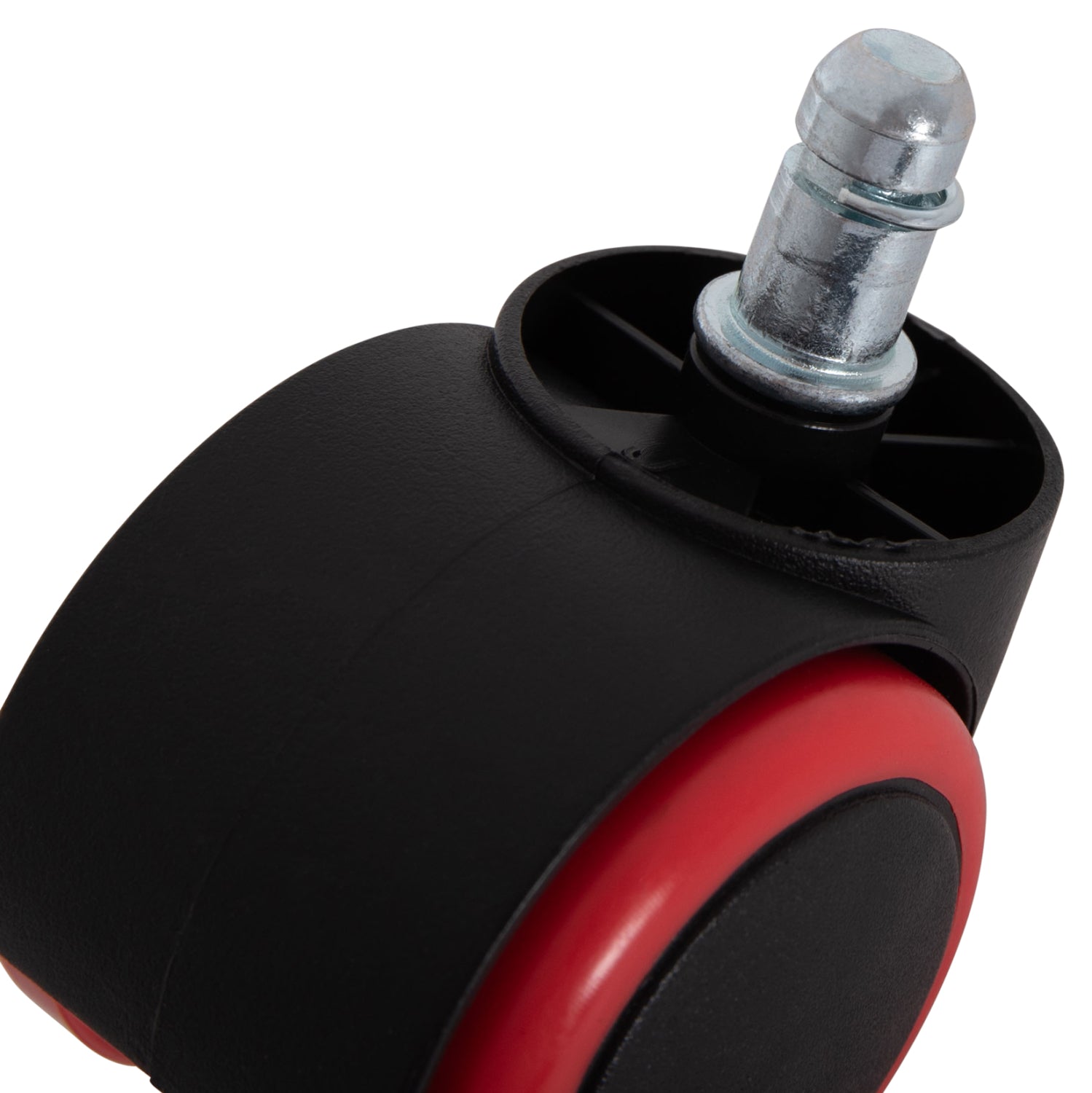 Резервен комплект колела за офис столове КГ1203--черно-червено