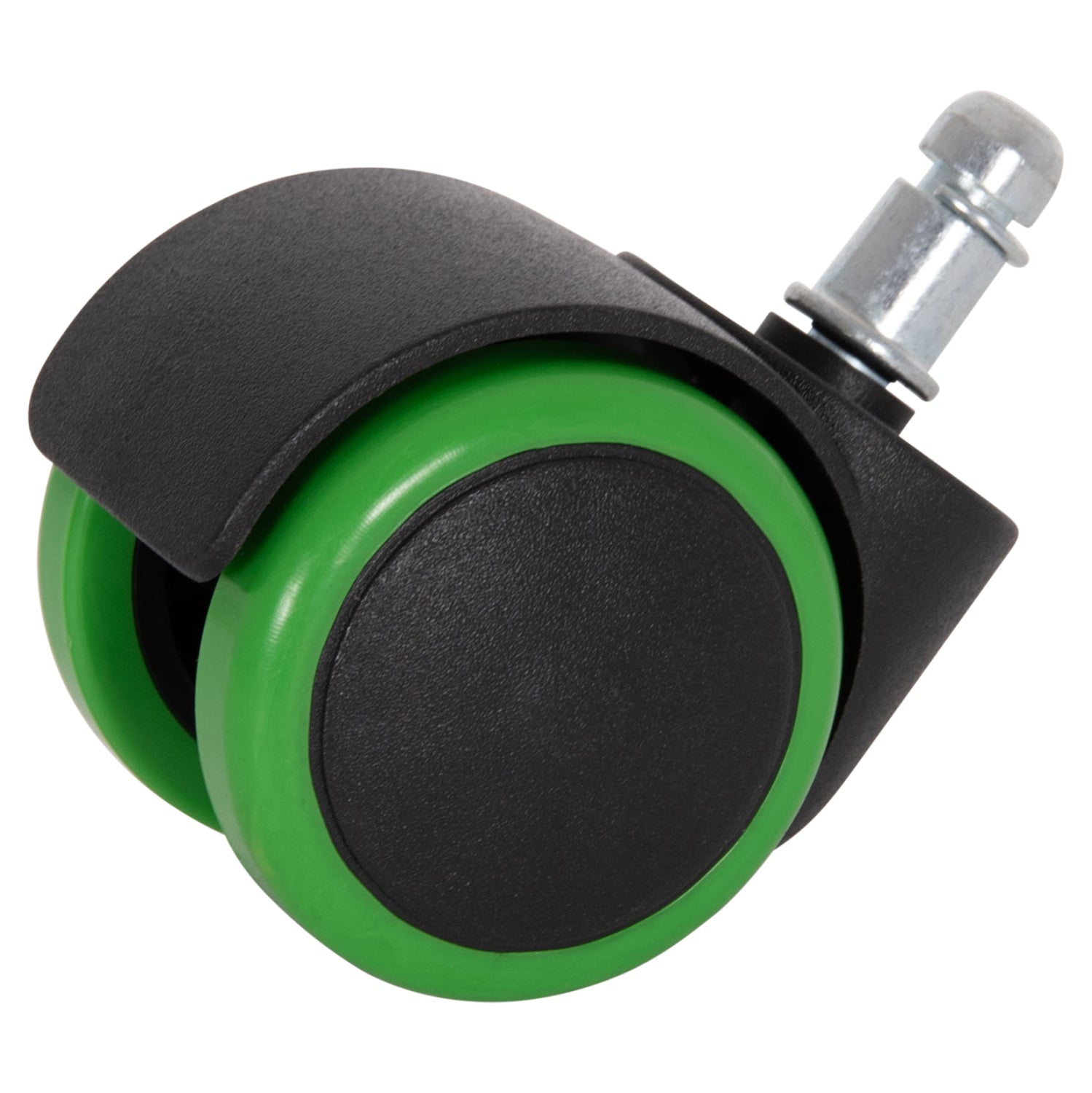 Резервен комплект колела за офис столове КГ1203.03--черно-зелено 5бр.