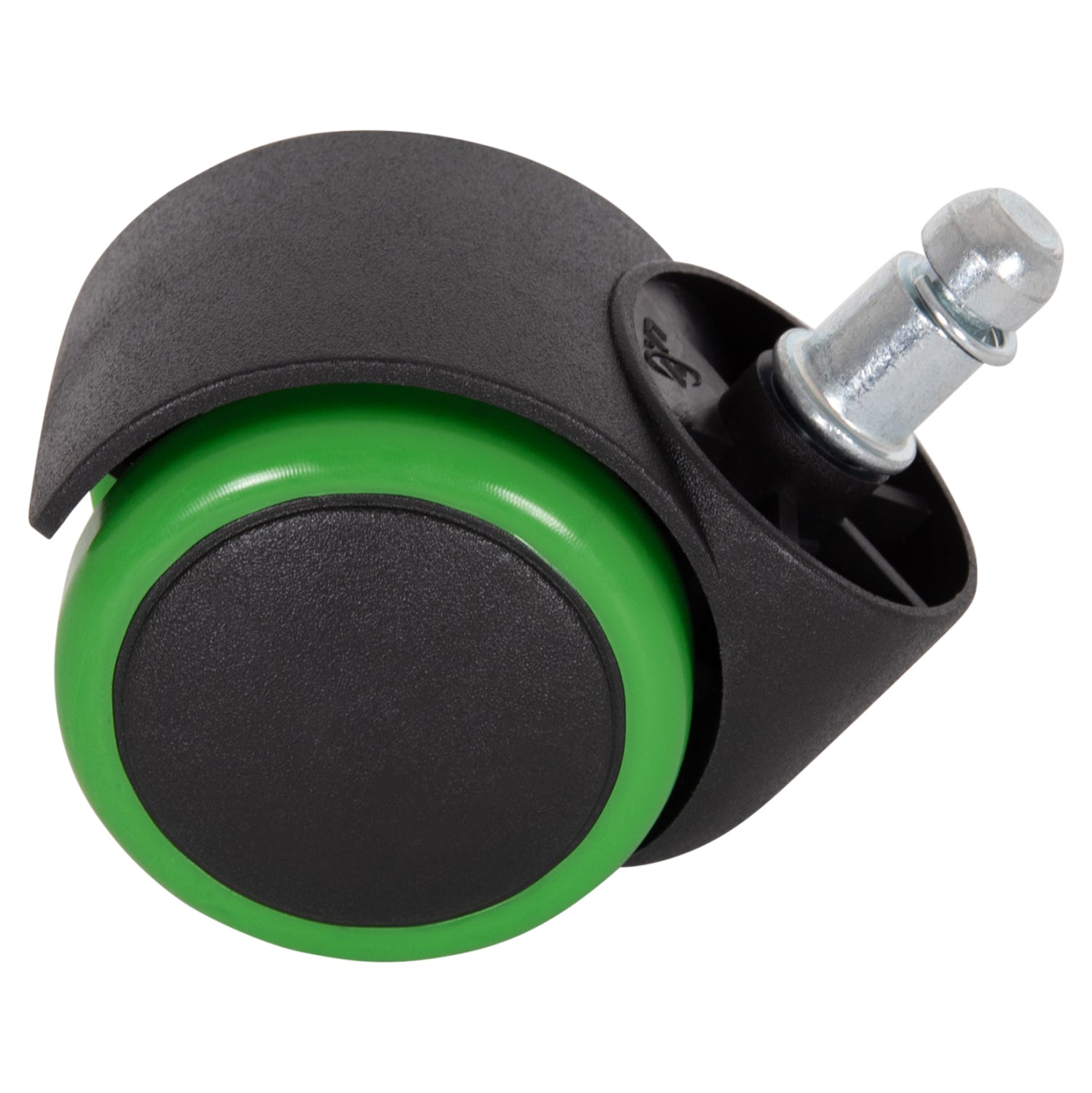 Резервен комплект колела за офис столове КГ1203.03--черно-зелено 5бр.