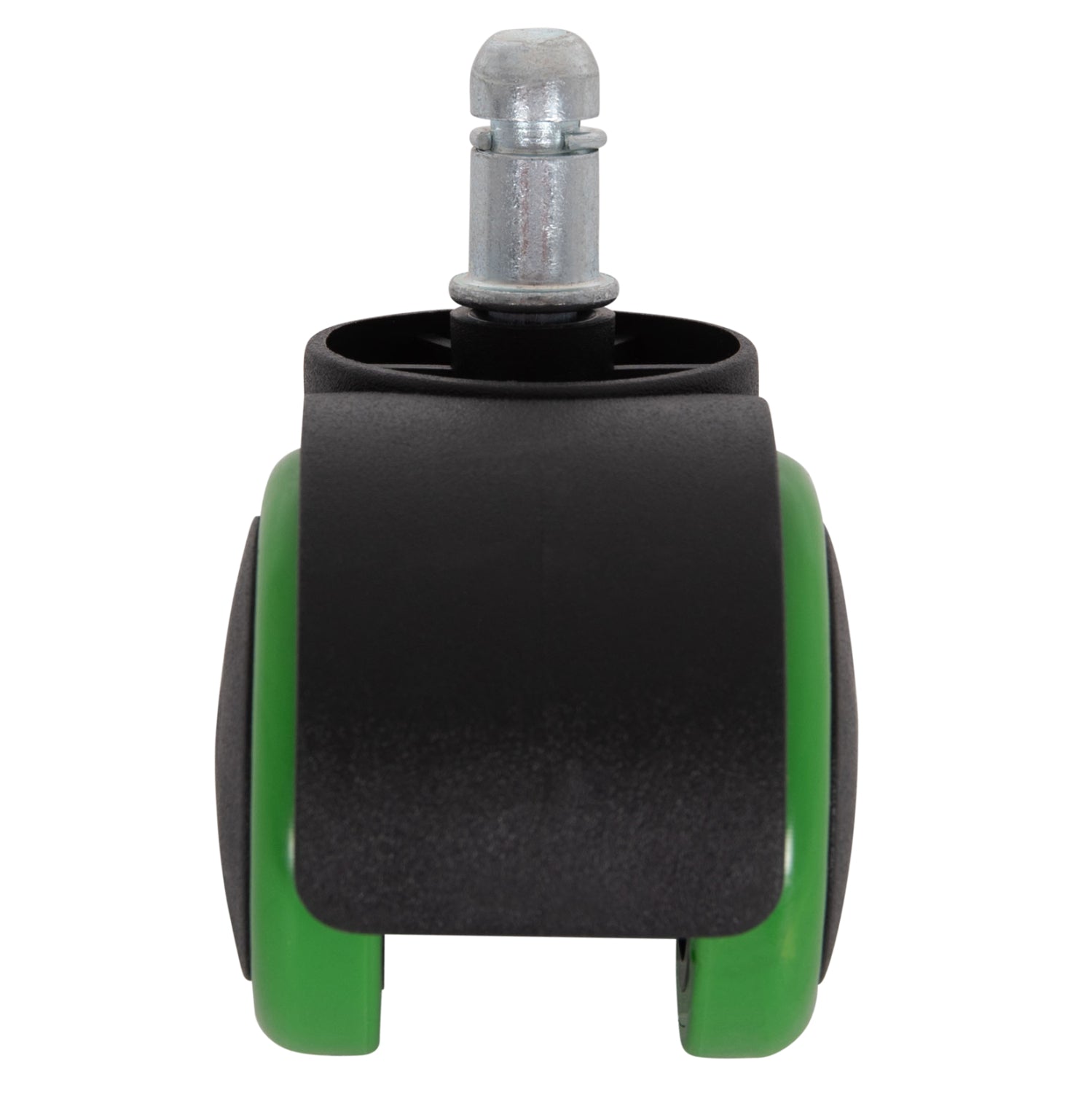 Резервен комплект колела за офис столове КГ1203.03--черно-зелено 5бр.