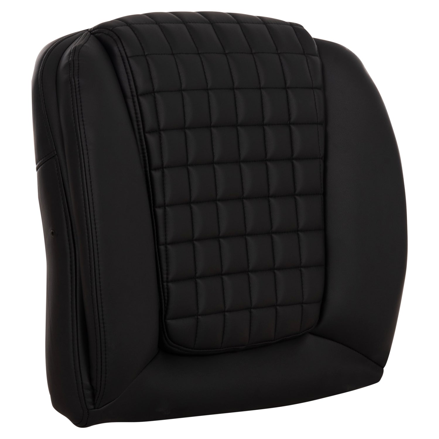 Резервна седалка за офис стол черен pu 57x11x56см.