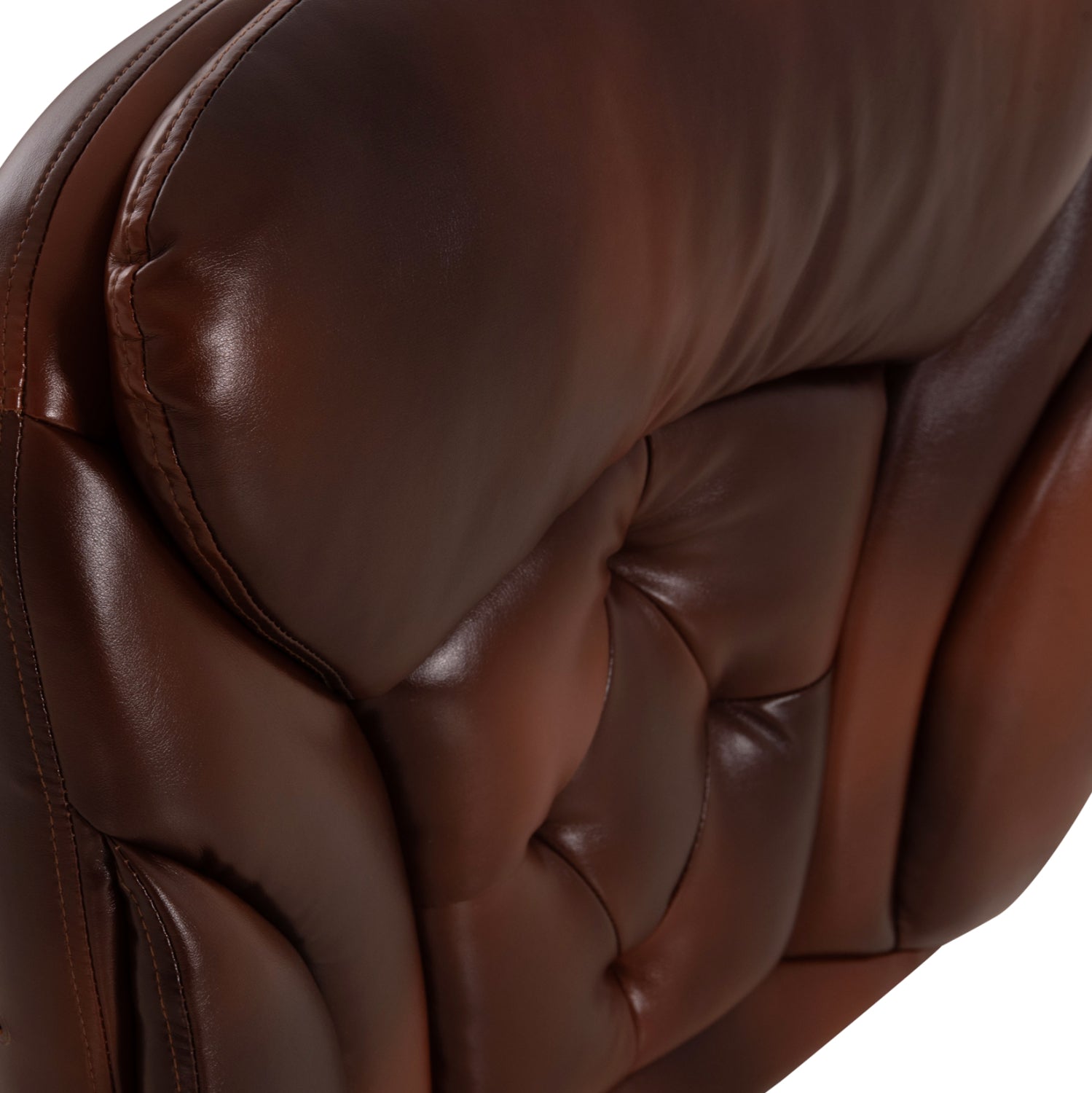 Резервна седалка за офис стол кафяв pu 56x10x56см.