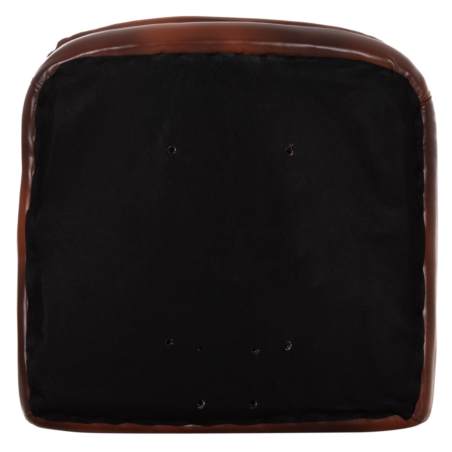 Резервна седалка за офис стол кафяв pu 56x10x56см.