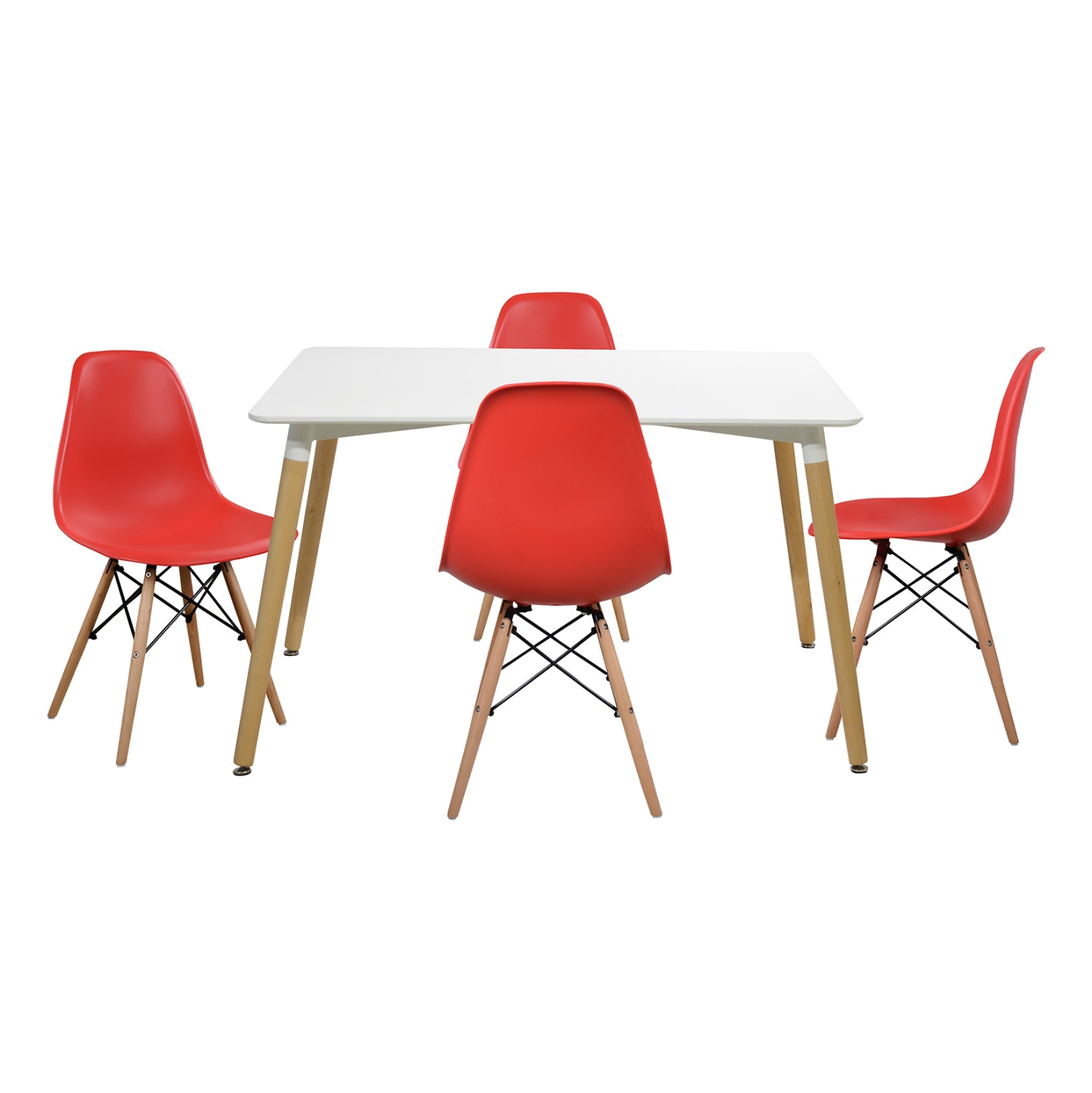 Трапезарен гарнитура 5t минимална маса 120x80x73 см-усукан kokkin