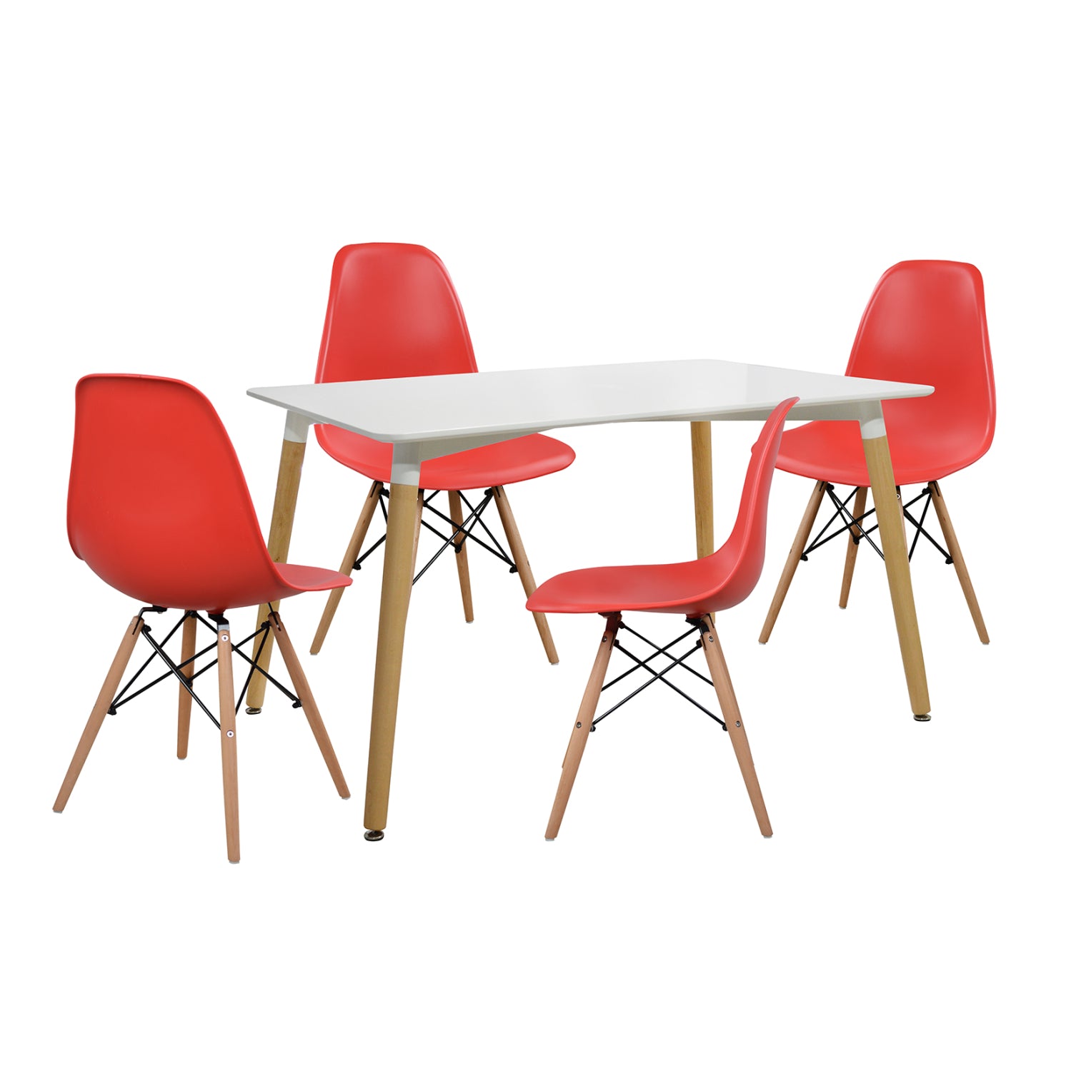 Трапезарен гарнитура 5t минимална маса 120x80x73 см-усукан kokkin