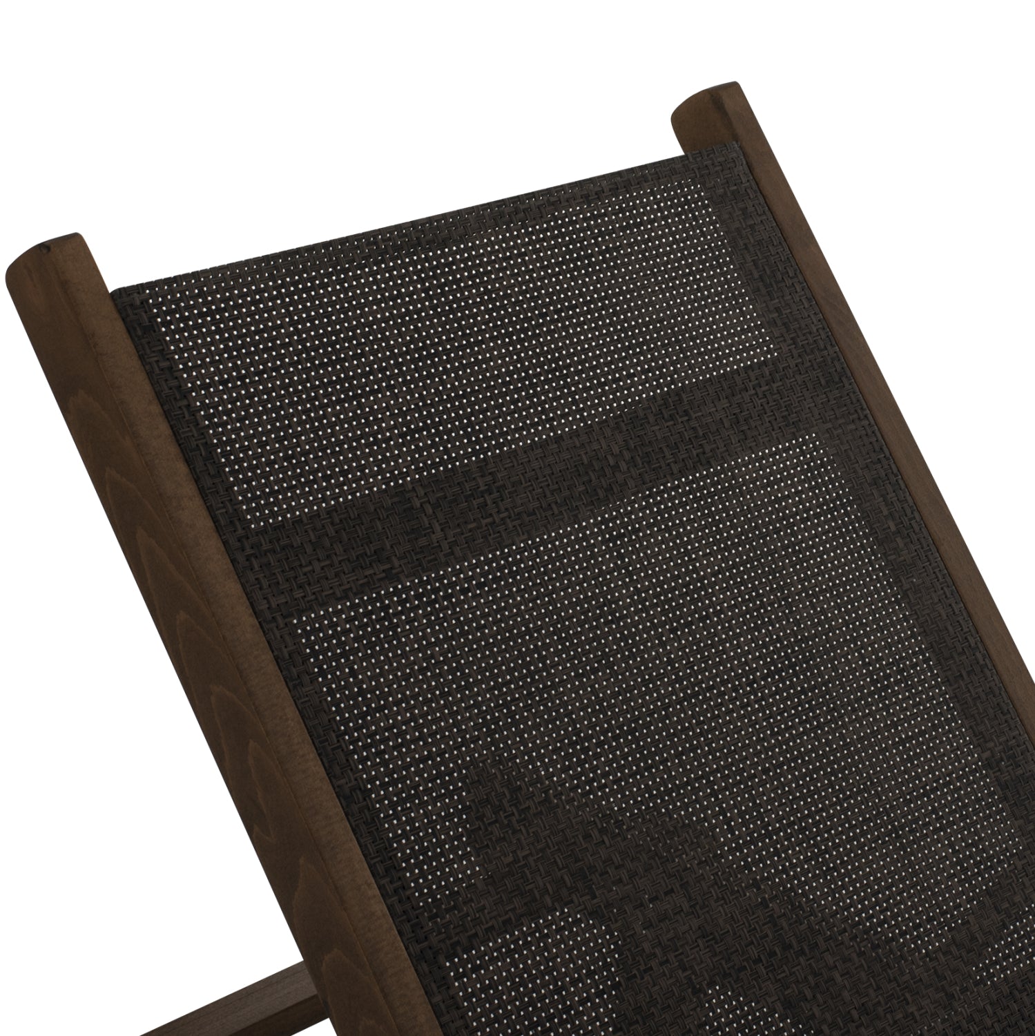 Професионален шезлонг Грета бук орех / кафяв цвят 8x8 текстил 200x66x31см