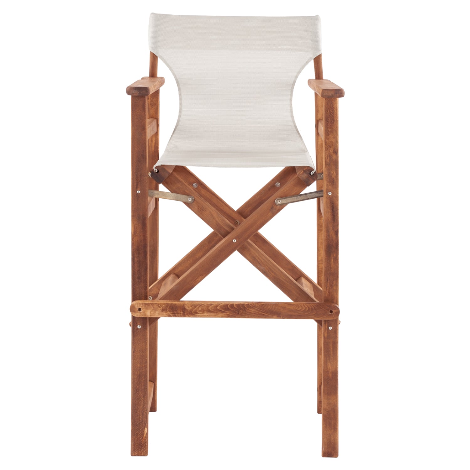 Режисьорски бар  стол  LAKE орех /черен текстил  58x58x118