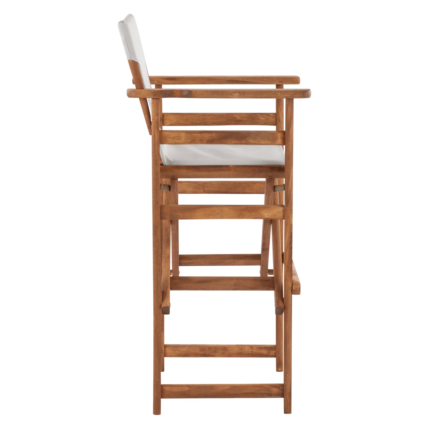 Режисьорски бар  стол  LAKE орех /черен текстил  58x58x118