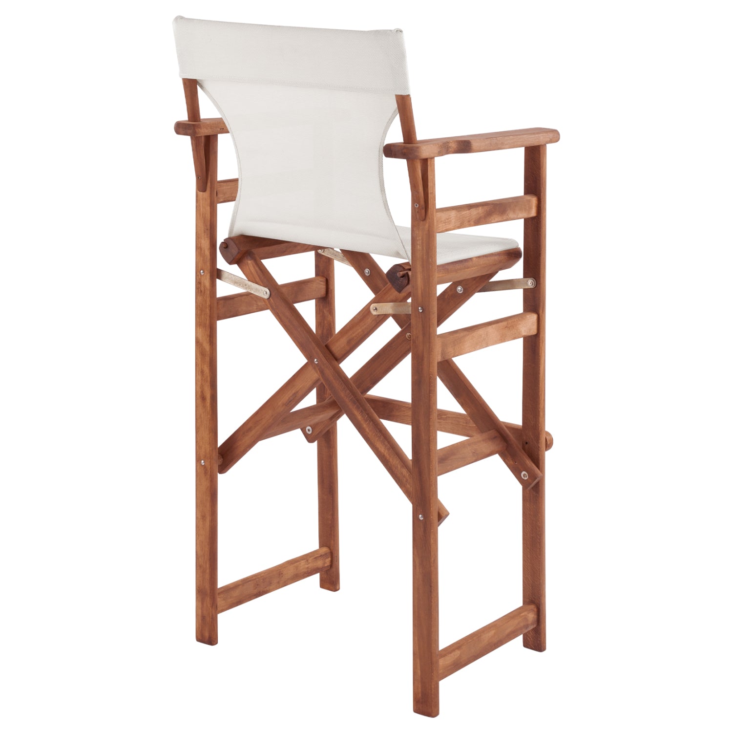 Режисьорски бар  стол  LAKE орех /черен текстил  58x58x118