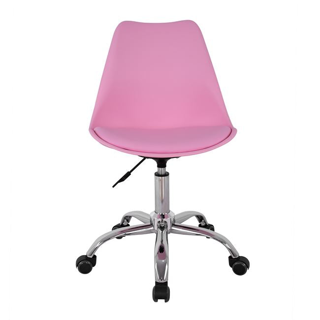 Офис стол Верона розов цвят 48x56x95см