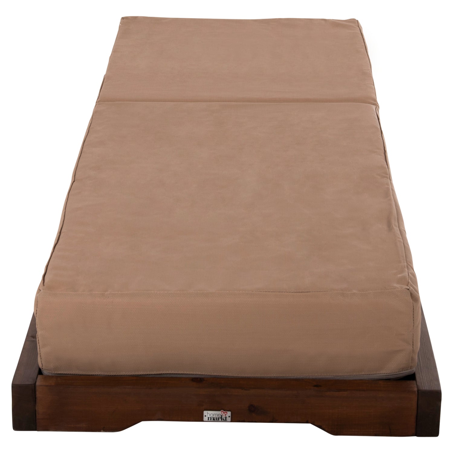 Шезлонг IKARIA орех-мока цвят