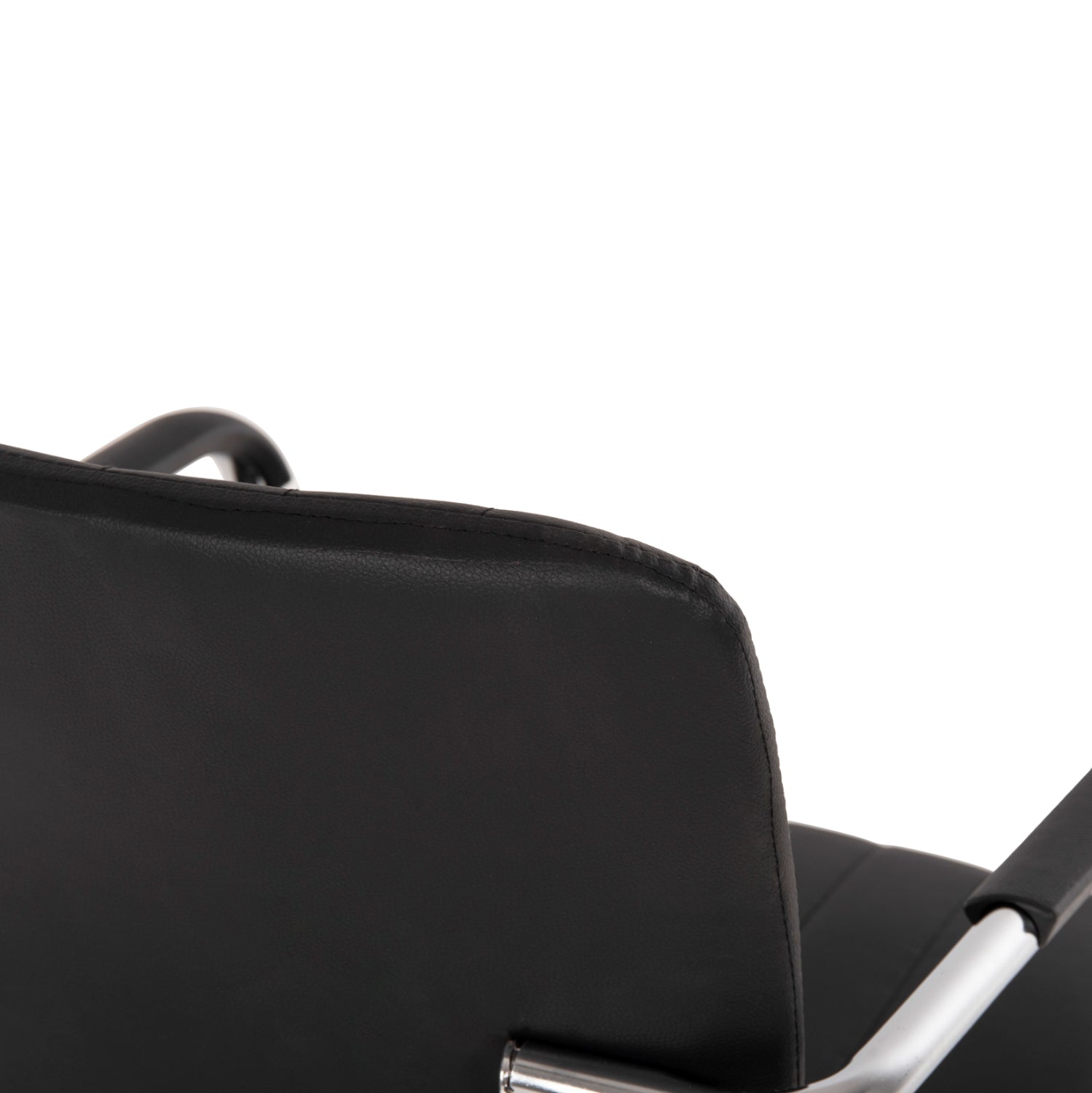 Посетителски стол Questa черен цвят   54x62x84 см.