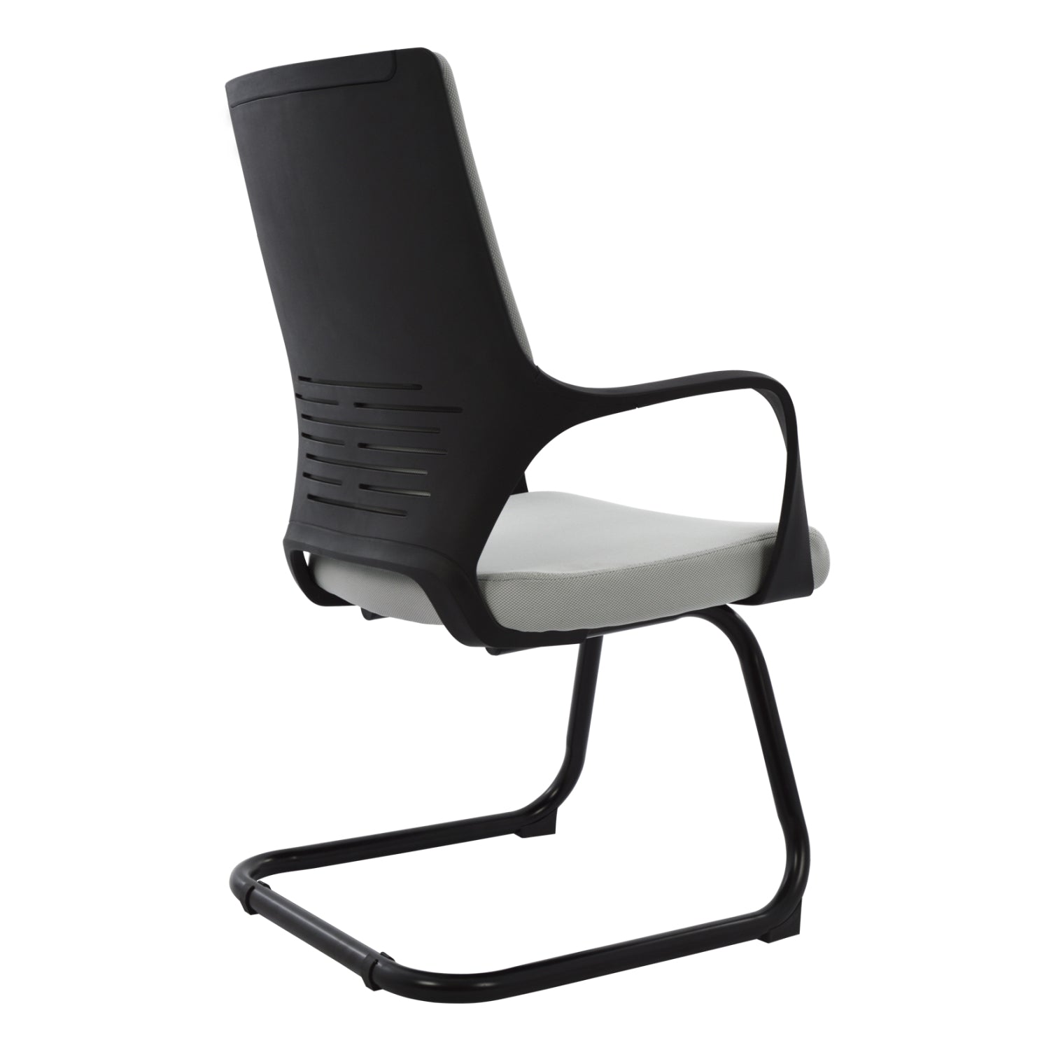 Посетителски стол CENTRIC сив-черен цвят 64x60x94,5см.