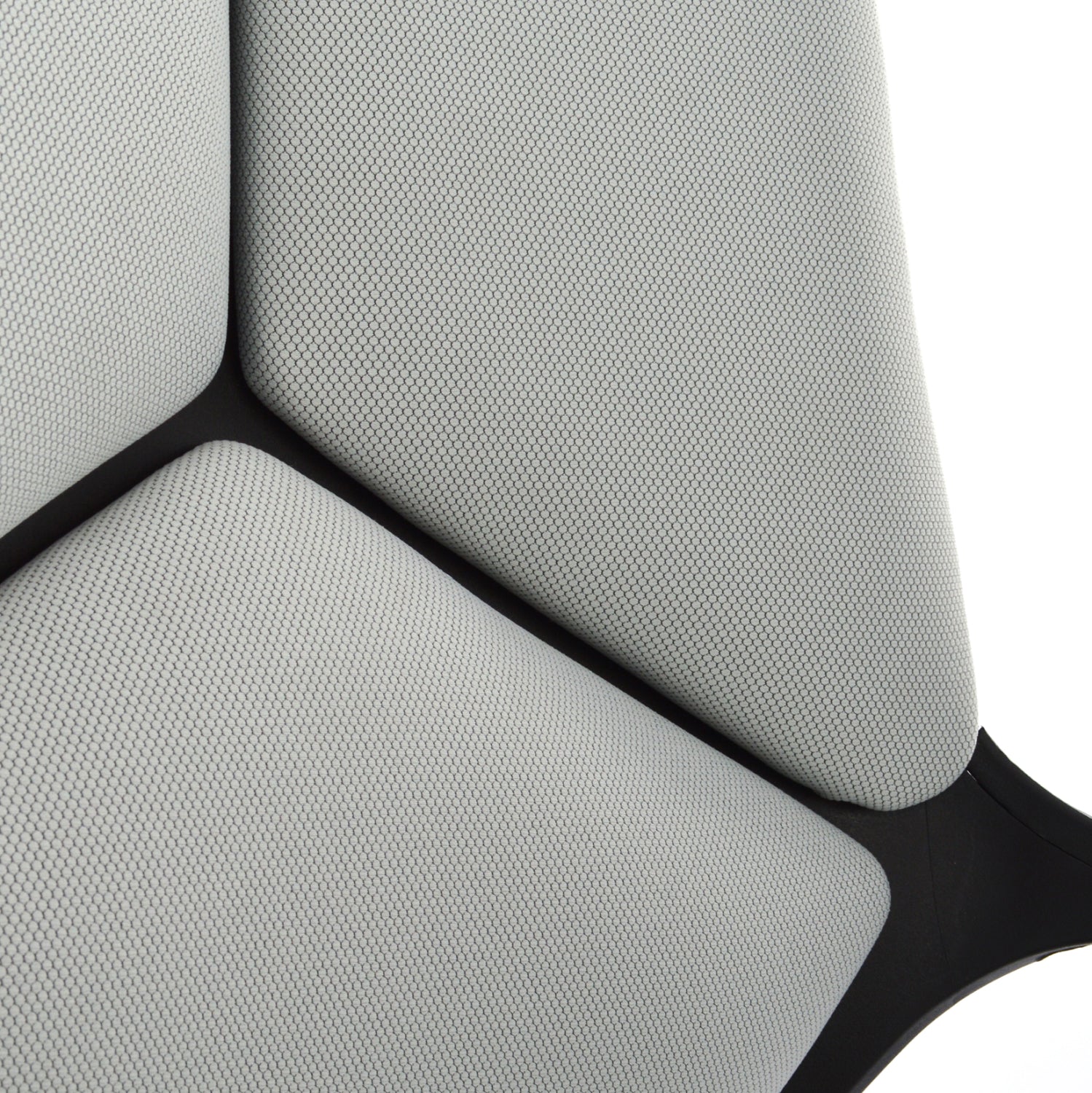 Посетителски стол CENTRIC сив-черен цвят 64x60x94,5см.