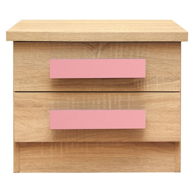 Нощно шкафче Плейрум цвят сонама-розов