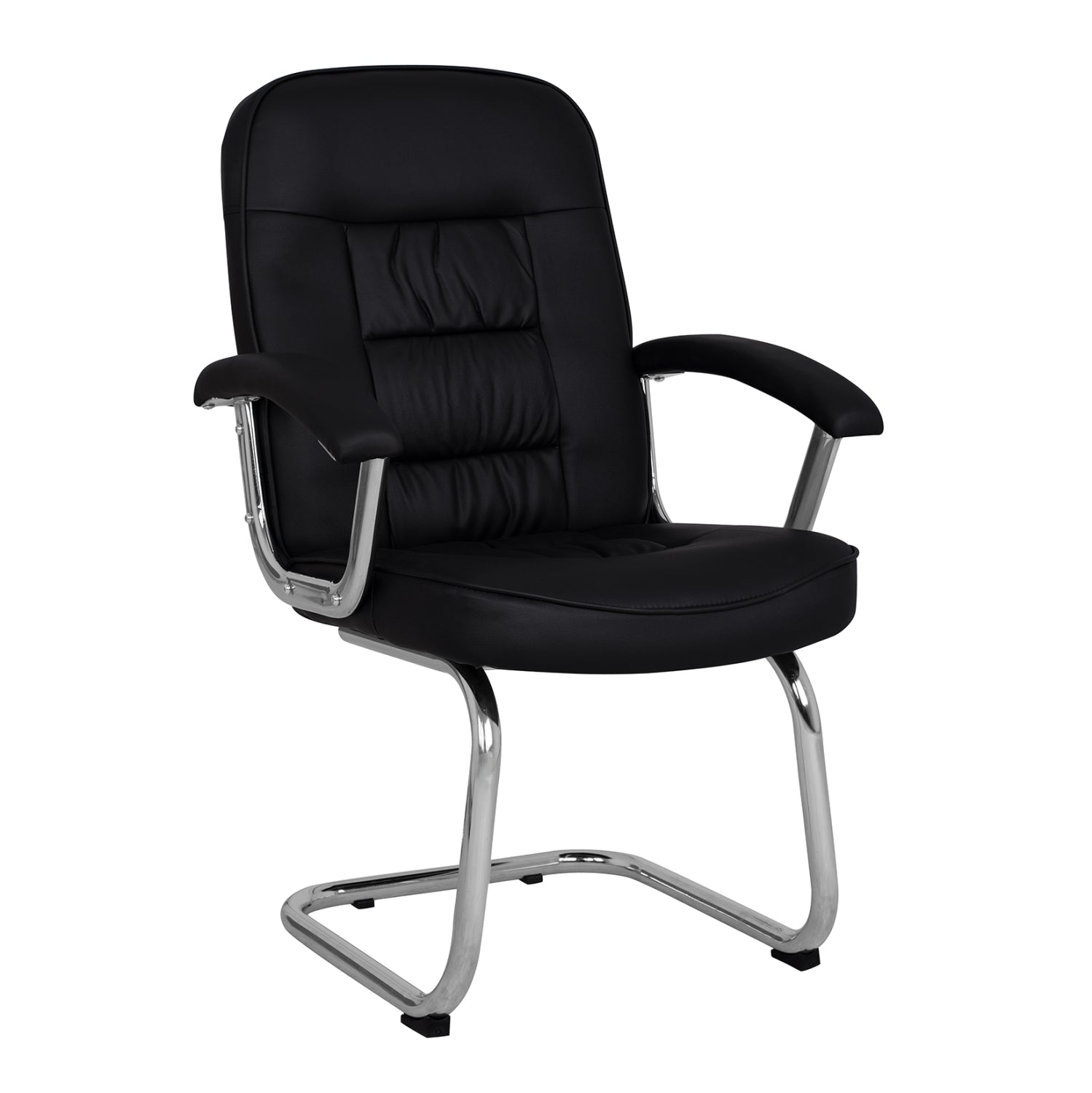 Посетителски стол 202 /черен