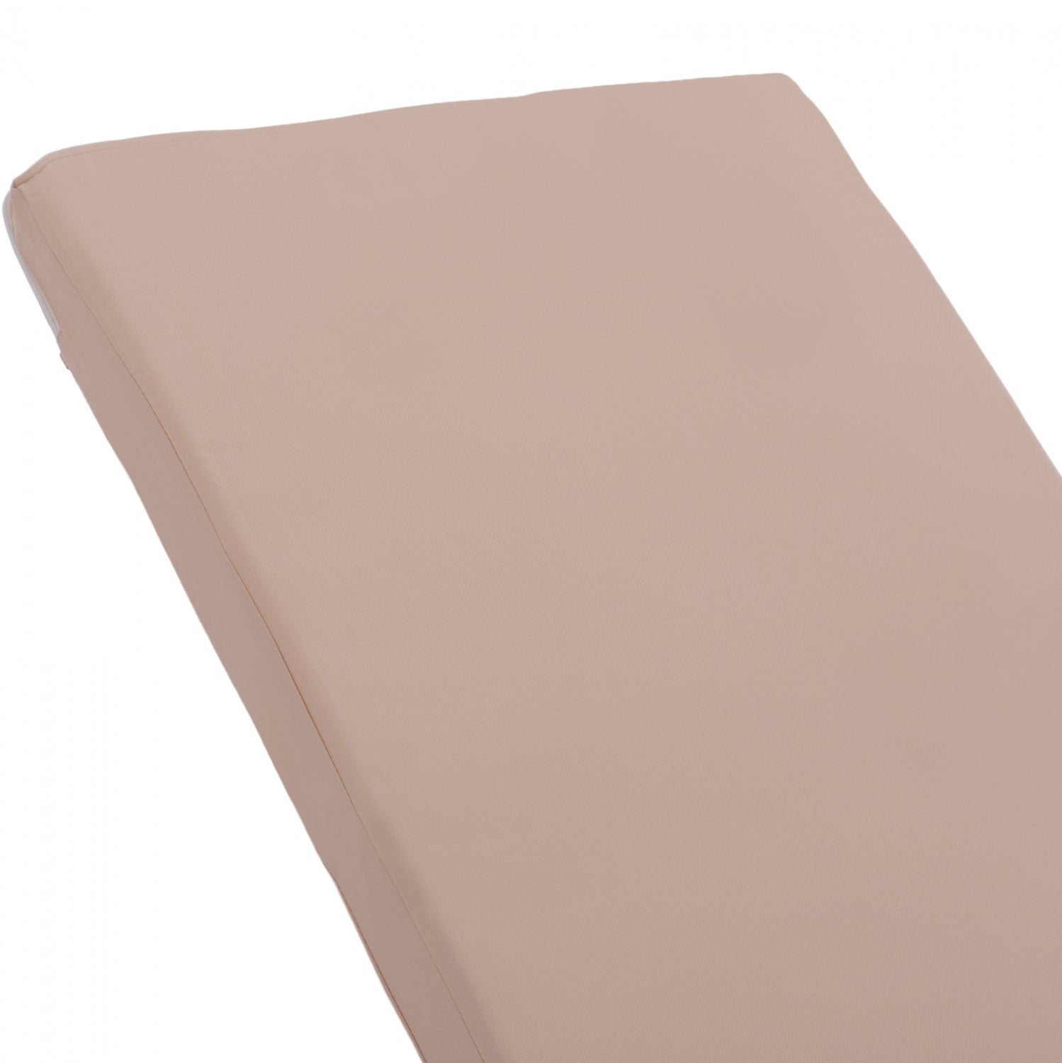 Полиестерна възглавница за шезлонг Сифнос бежова 192x58x6 см