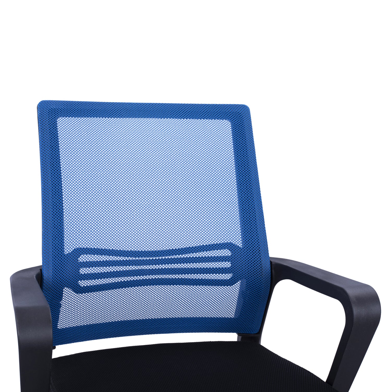 Офис стол FALLON цвят син-черен 60x57x104см