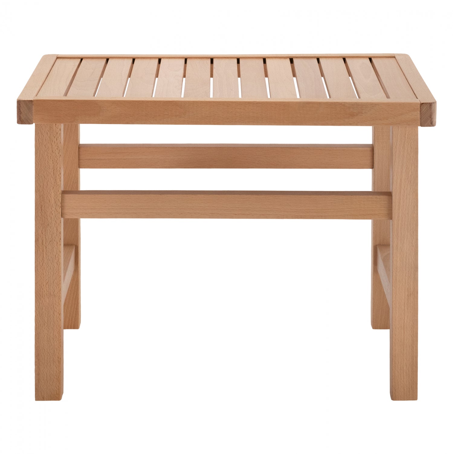 Професионална маса за шезлонг KOLI натурал 60x40x45см