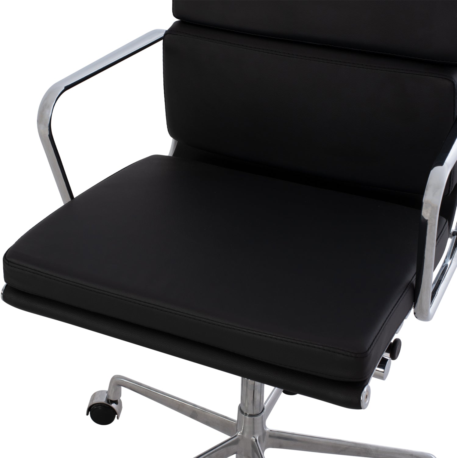 Супериор офис стол с алуминиева конструкция черен 62x70x115см.