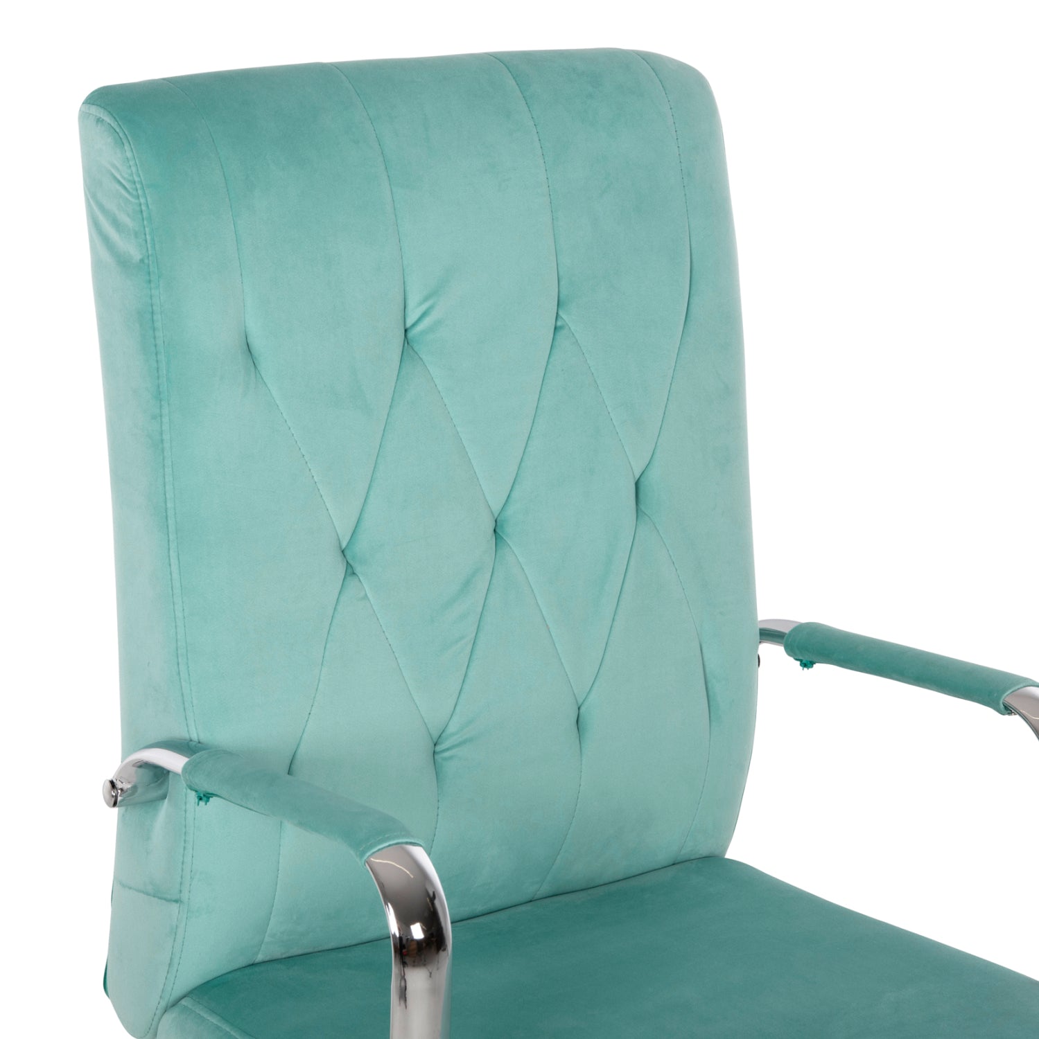 Офис стол JOSEF цвят мента 58x61x105-113см