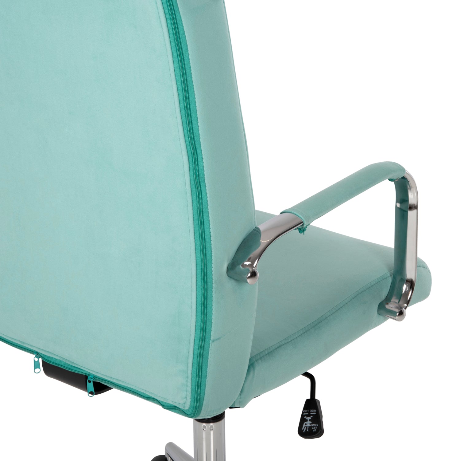 Офис стол JOSEF цвят мента 58x61x105-113см