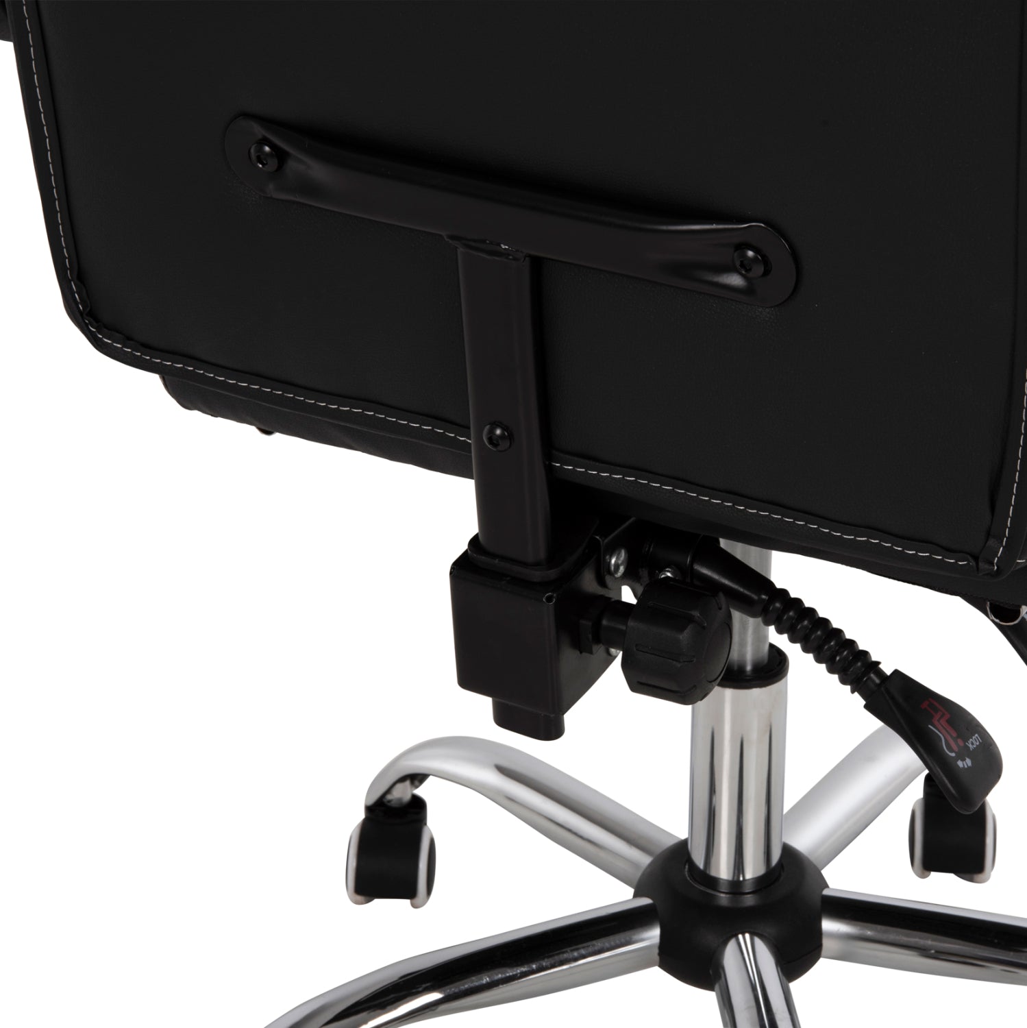 Офис стол SEENA -цвят черен-бял 62x65x115